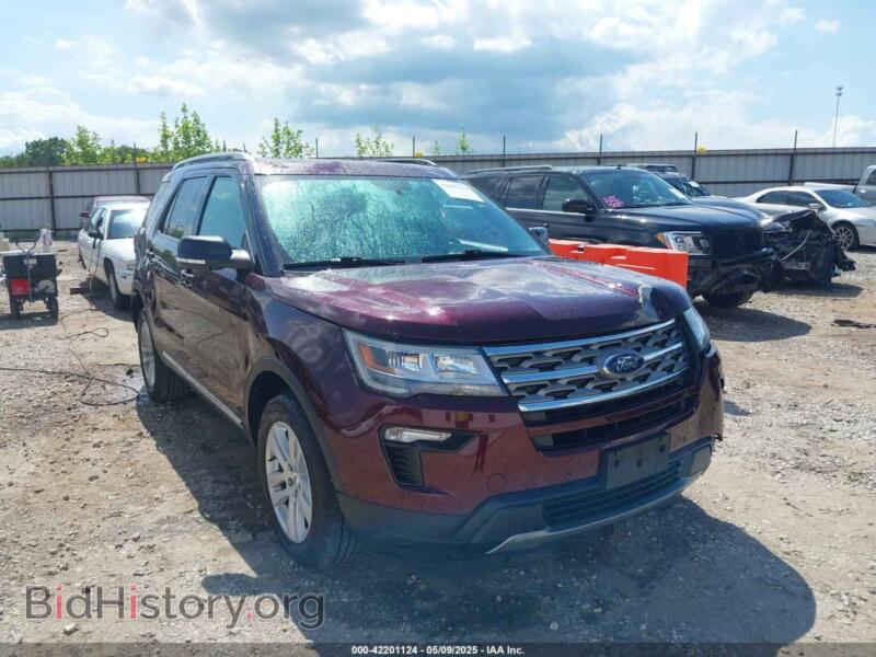 2018 Ford EXPLORER XLT (VIN 1FM5K8D82JGB65275) — photo 1 of 16, IAAI, damage: front end