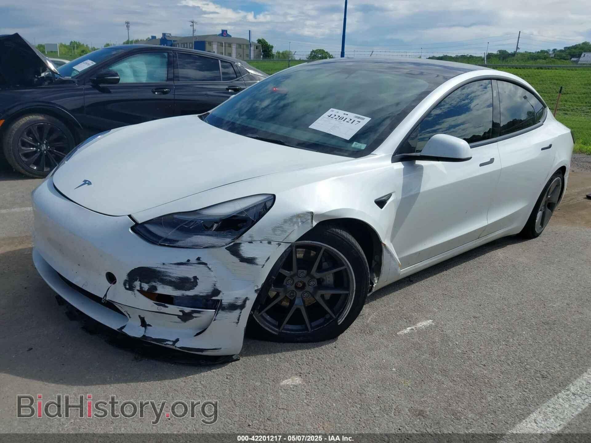 2022 TESLA MODEL 3 - VIN: 5YJ3E1EB2NF313445 - Фото 2