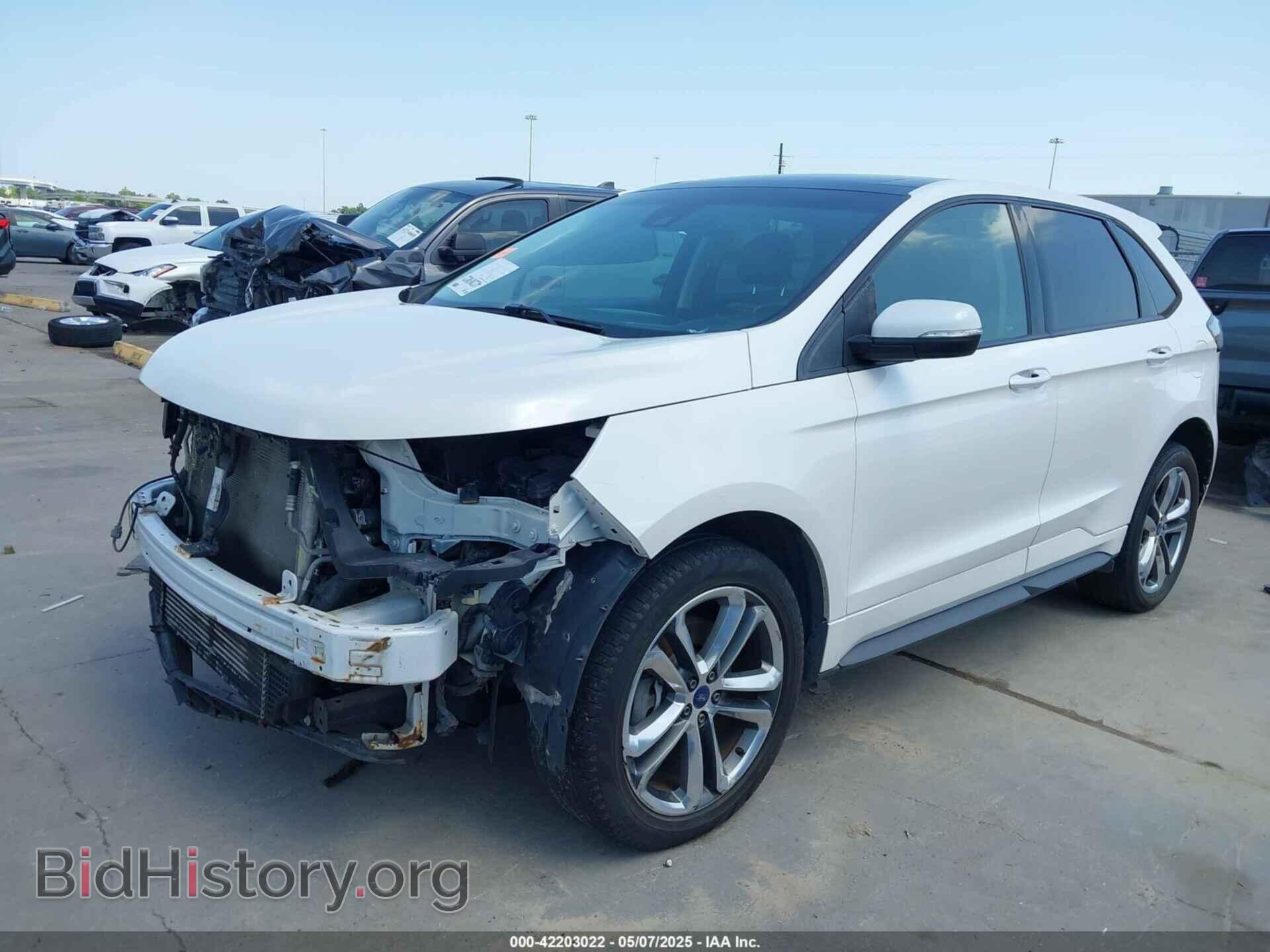 2015 FORD EDGE - VIN: 2FMTK4AP5FBB65104 - Фото 2