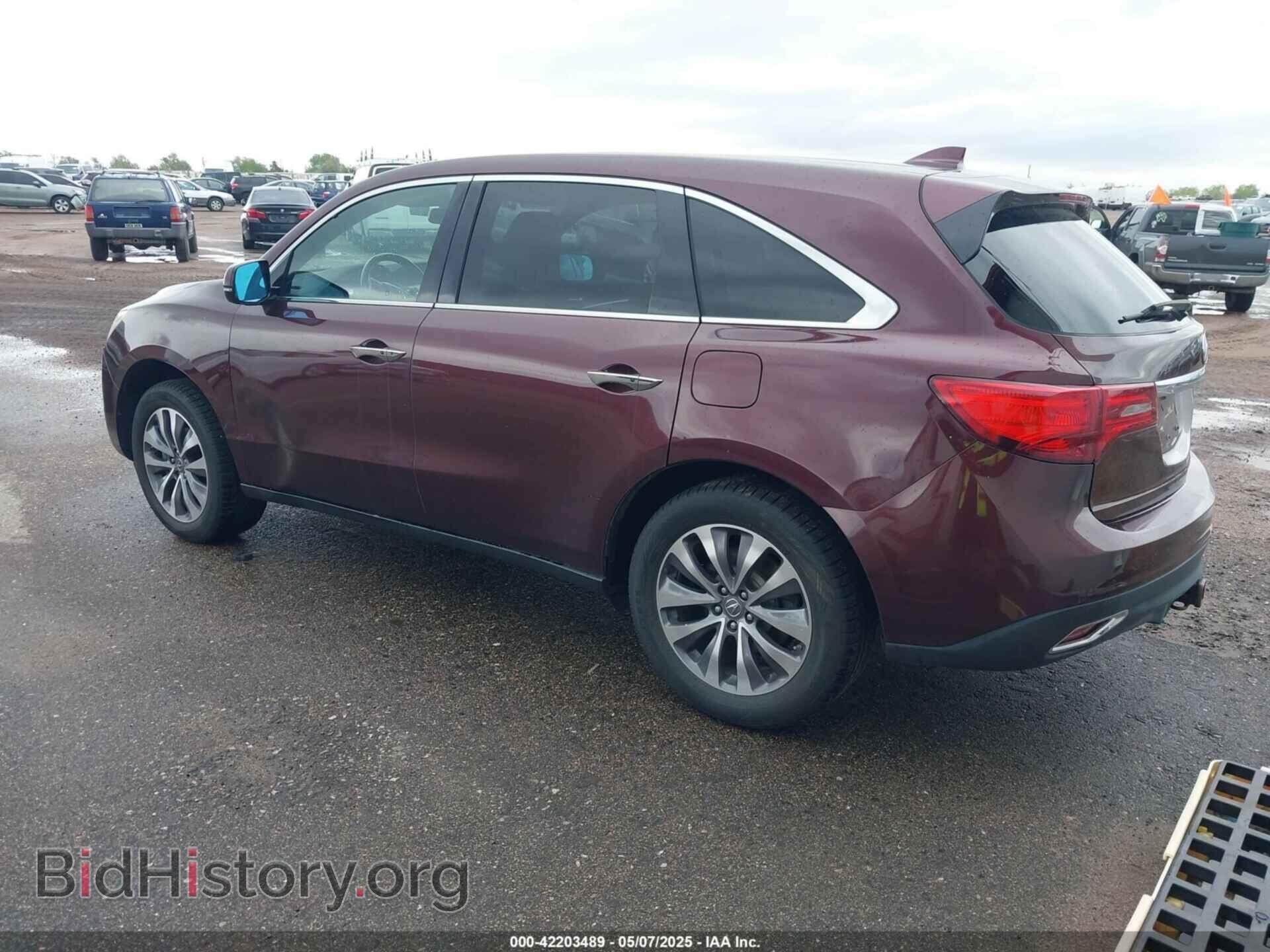 2014 ACURA MDX - VIN: 5FRYD4H66EB048648 - Фото 3