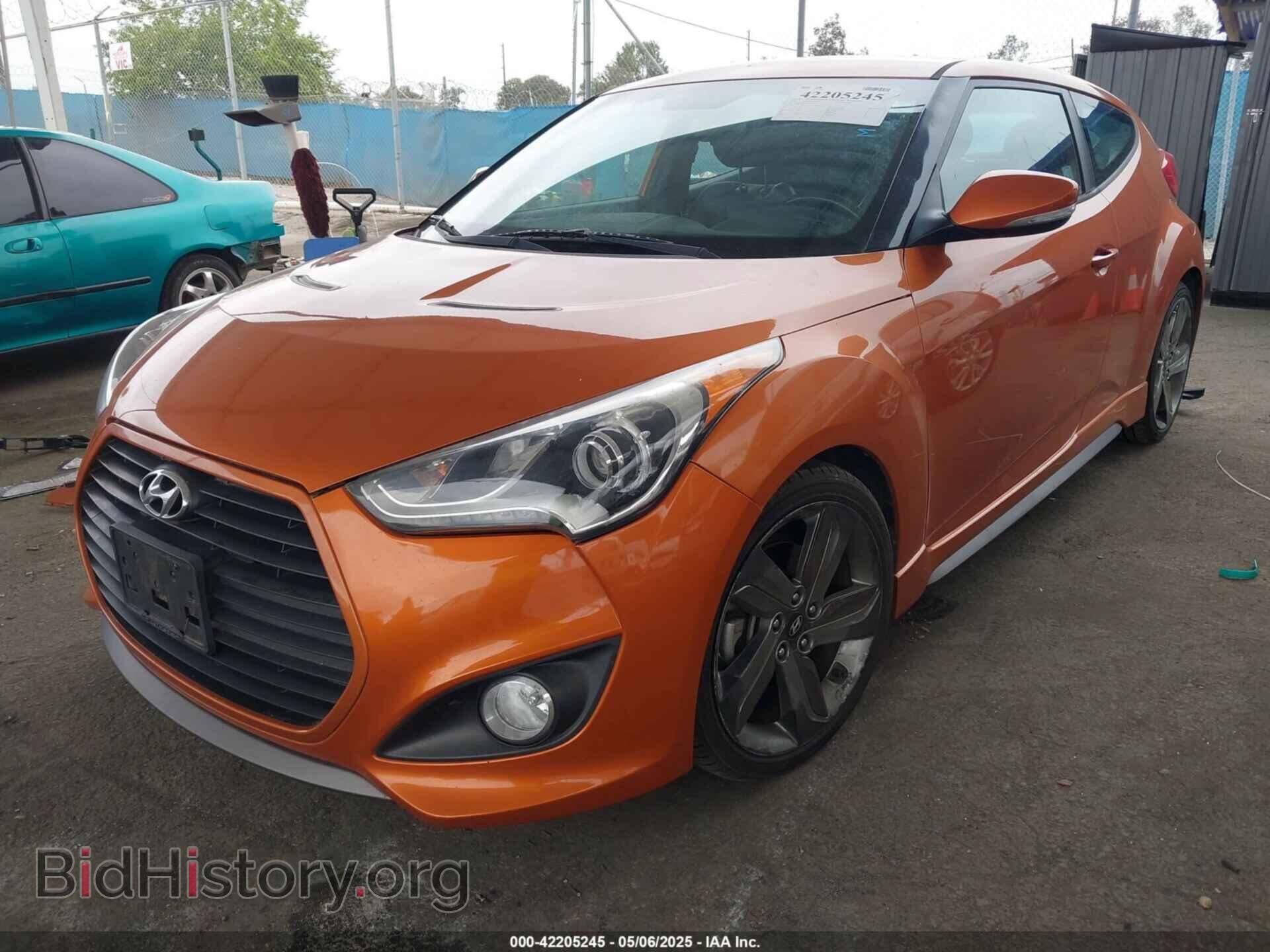 2015 HYUNDAI VELOSTER - VIN: KMHTC6AE1FU224554 - Фото 2