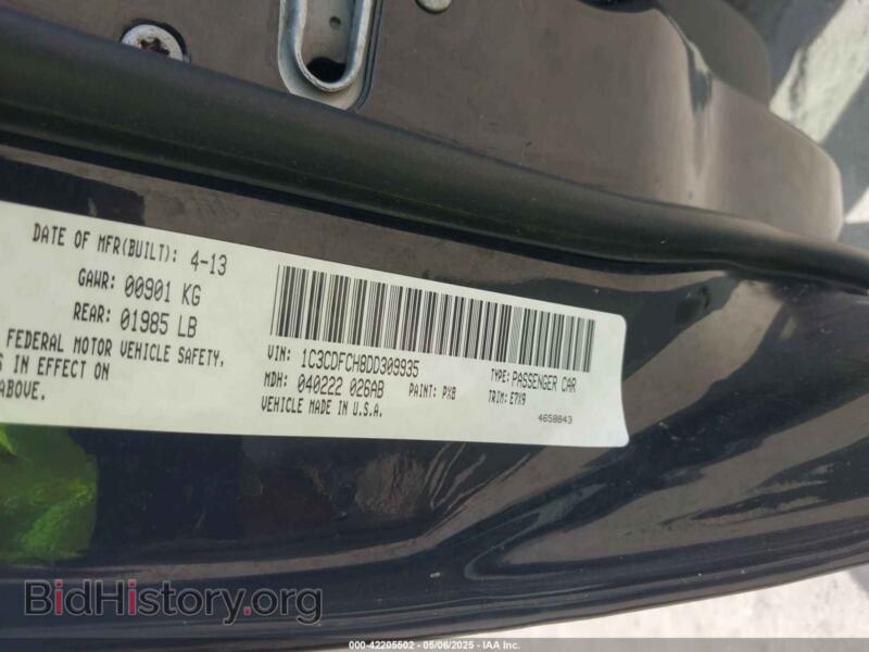 2013 Dodge DART (VIN 1C3CDFCH8DD309935) — photo 9 of 16
