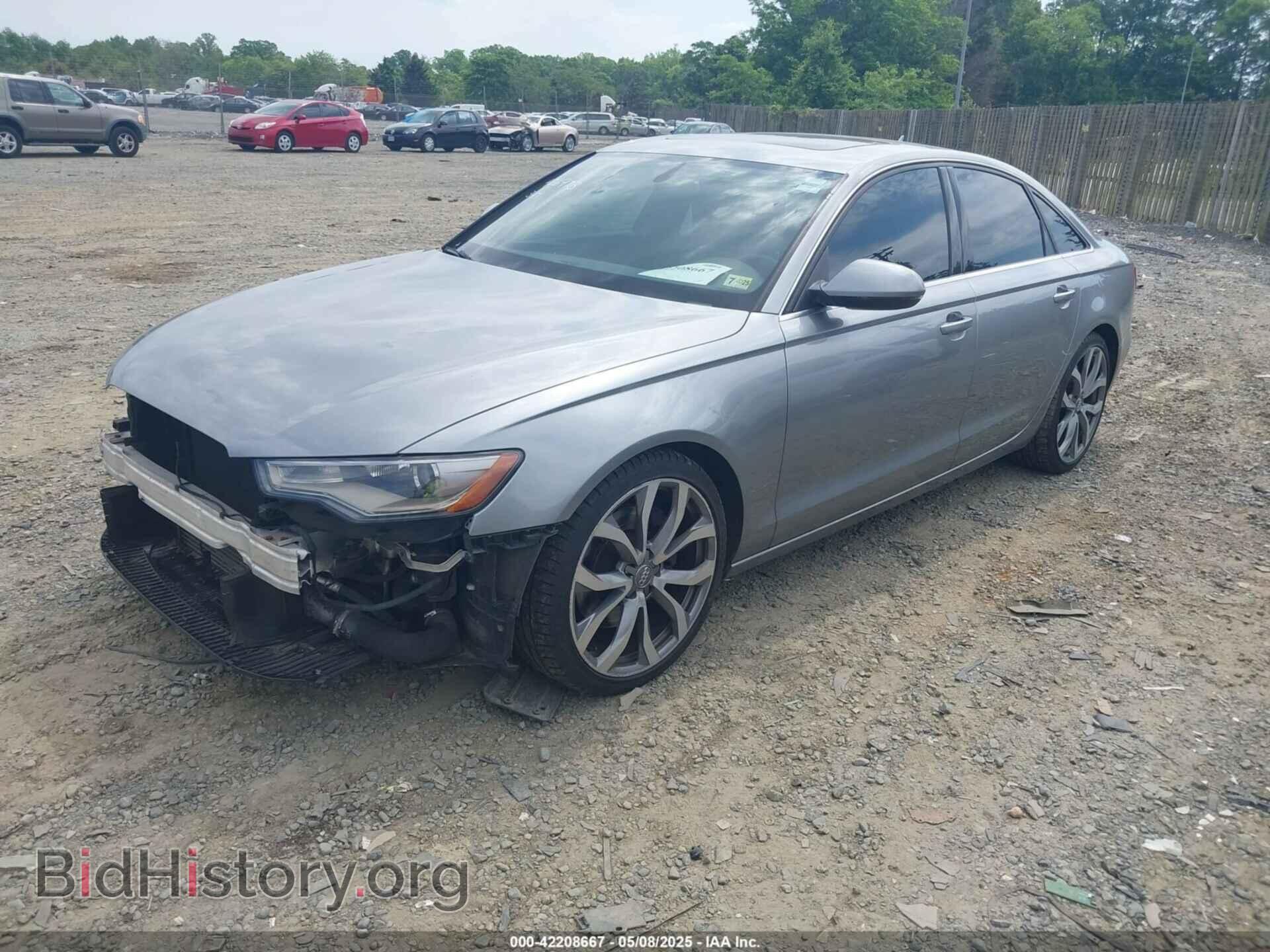 2014 AUDI A6 - VIN: WAUGFAFCXEN042901 - Фото 2