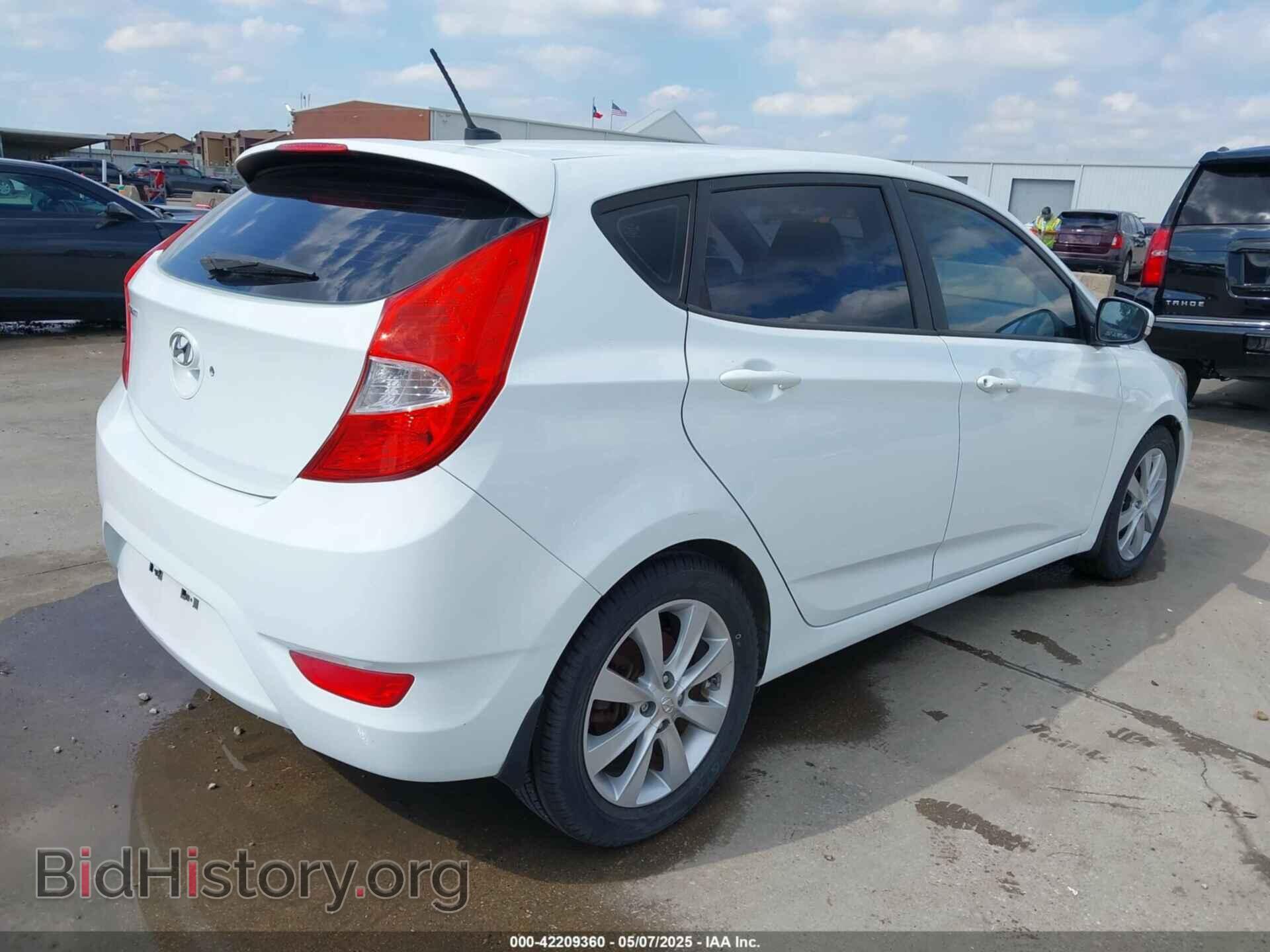 2013 HYUNDAI ACCENT - VIN: KMHCU5AE3DU082972 - Фото 4