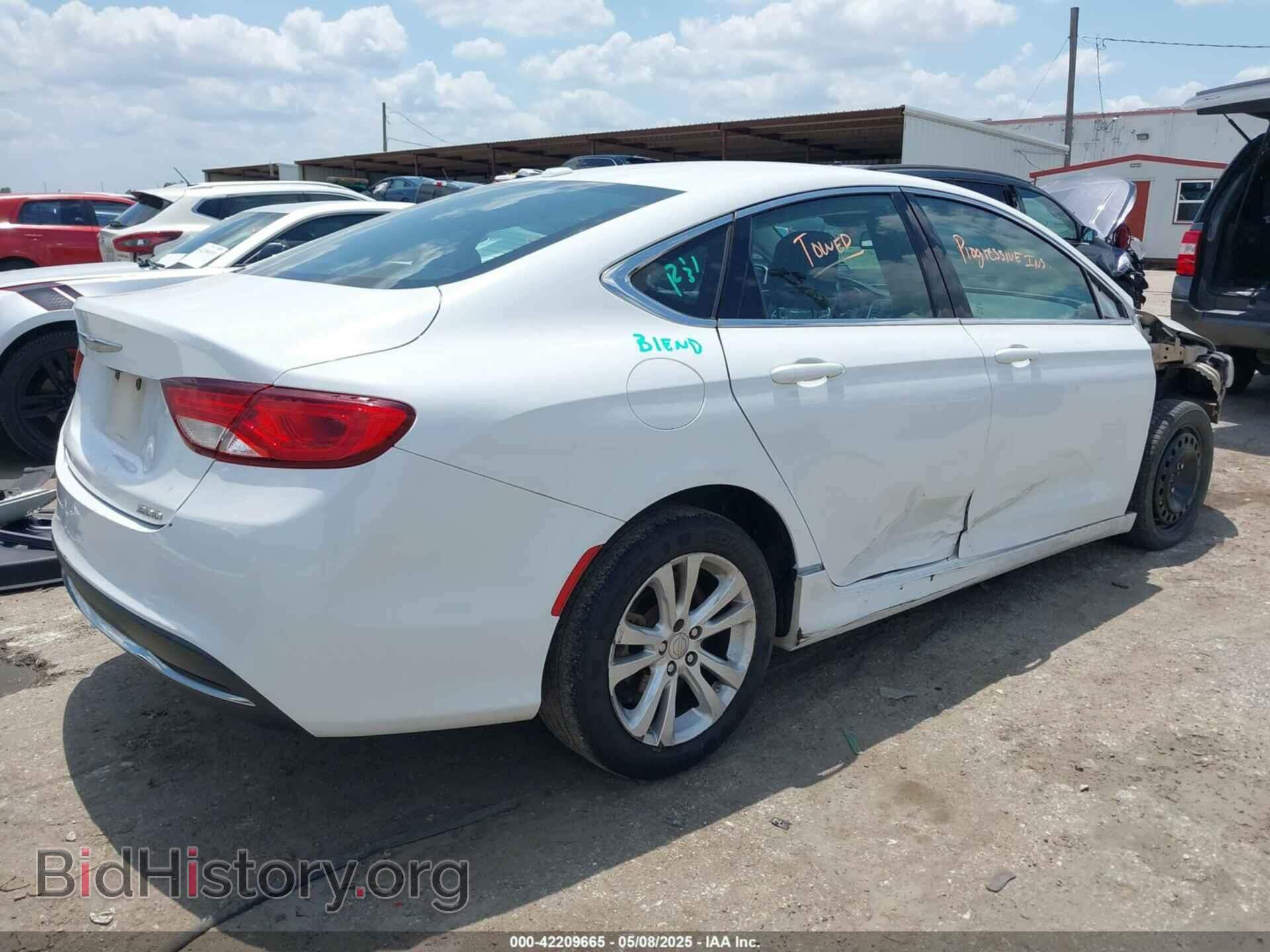 2015 CHRYSLER 200 - VIN: 1C3CCCAB7FN746516 - Фото 4