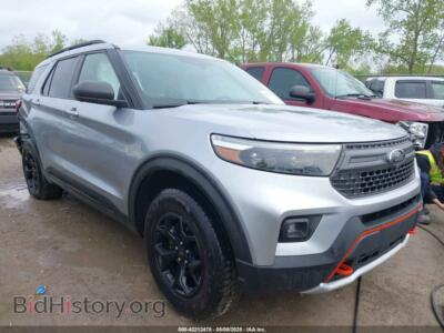 2022 Ford EXPLORER Timberline, красный — VIN 1FMSK8JH8NGA73830, IAAI