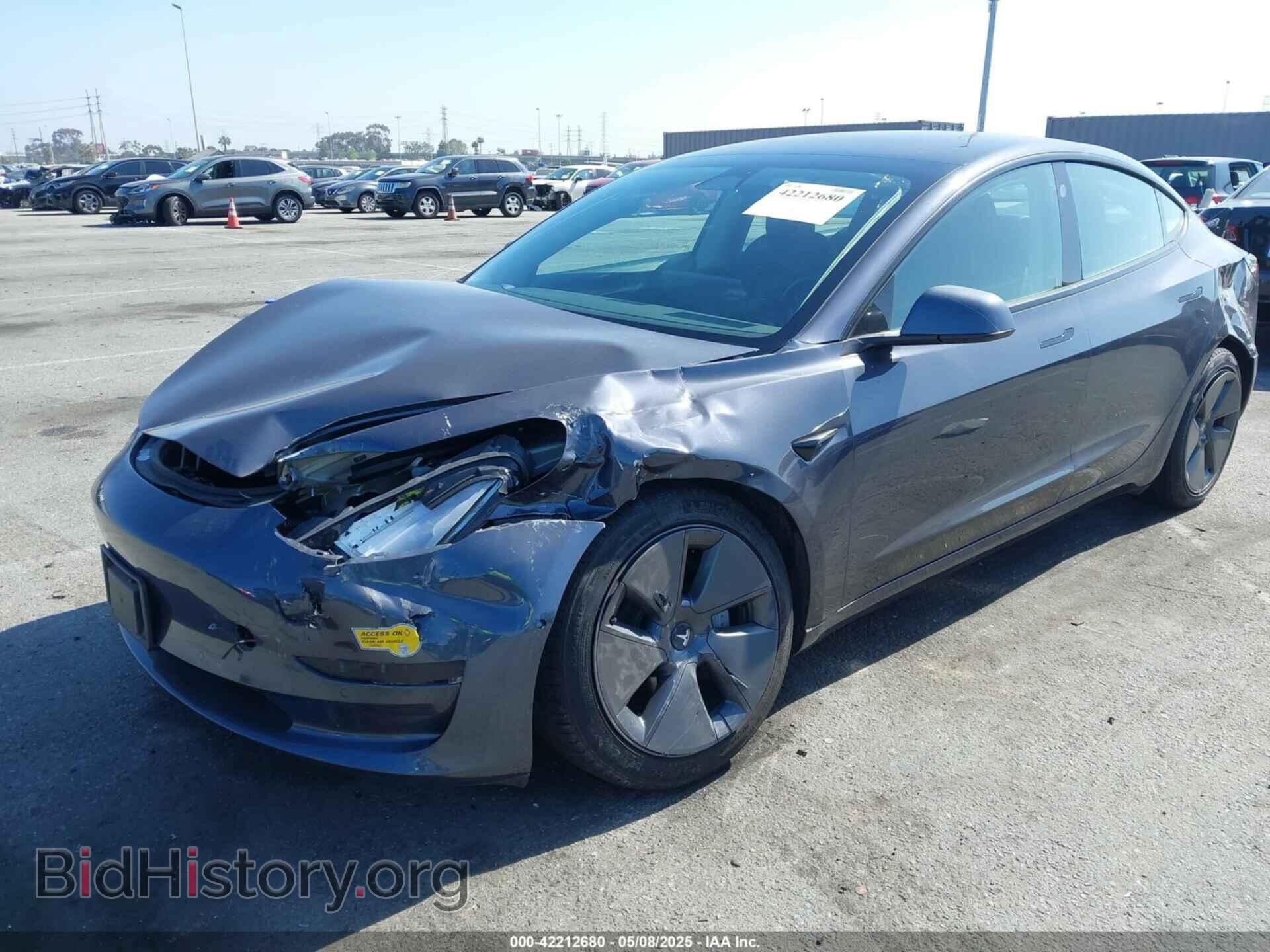 2022 TESLA MODEL 3 - VIN: 5YJ3E1EB5NF173066 - Фото 2