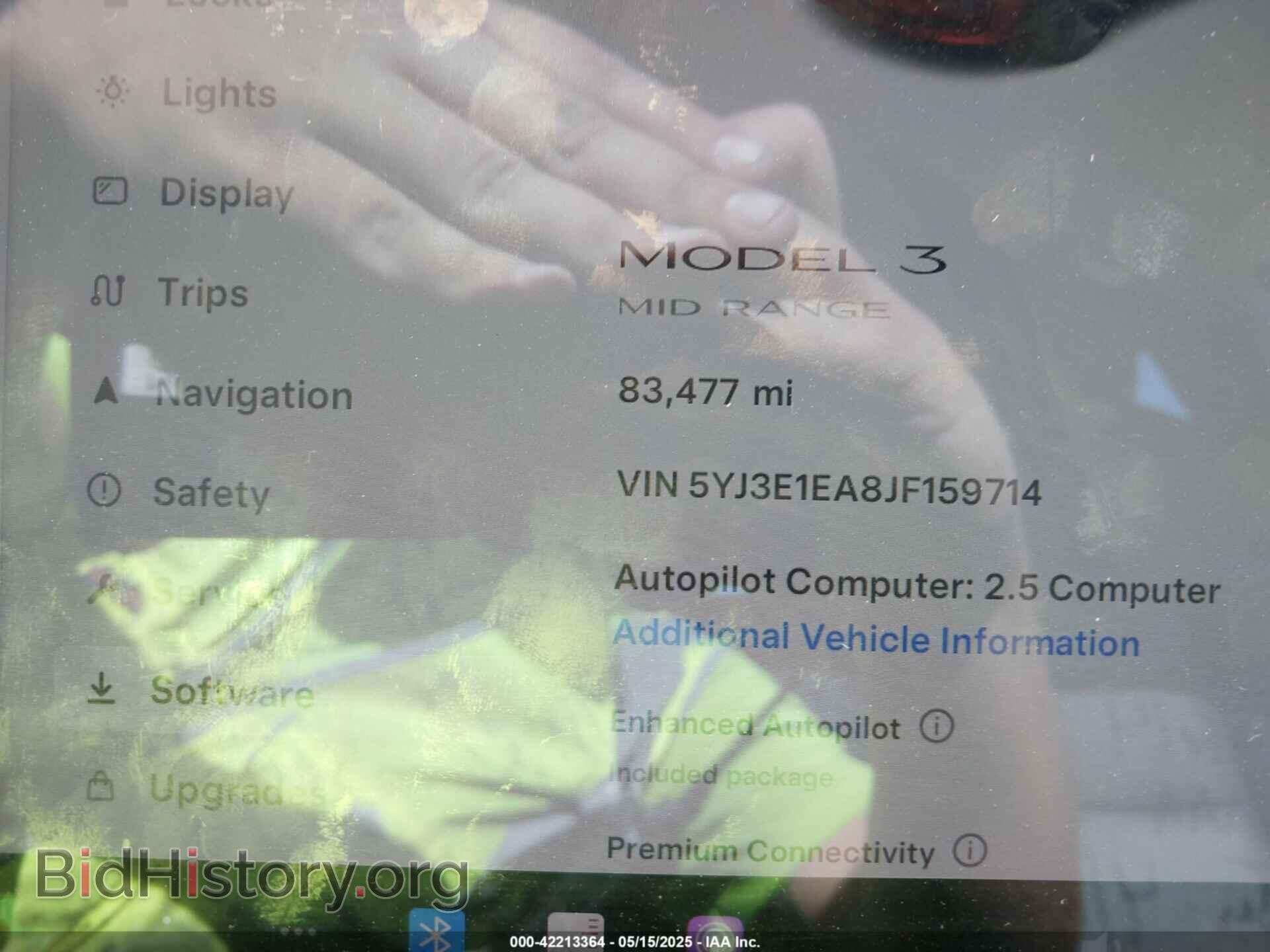 2018 TESLA MODEL 3 - VIN: 5YJ3E1EA8JF159714 - Photo 7