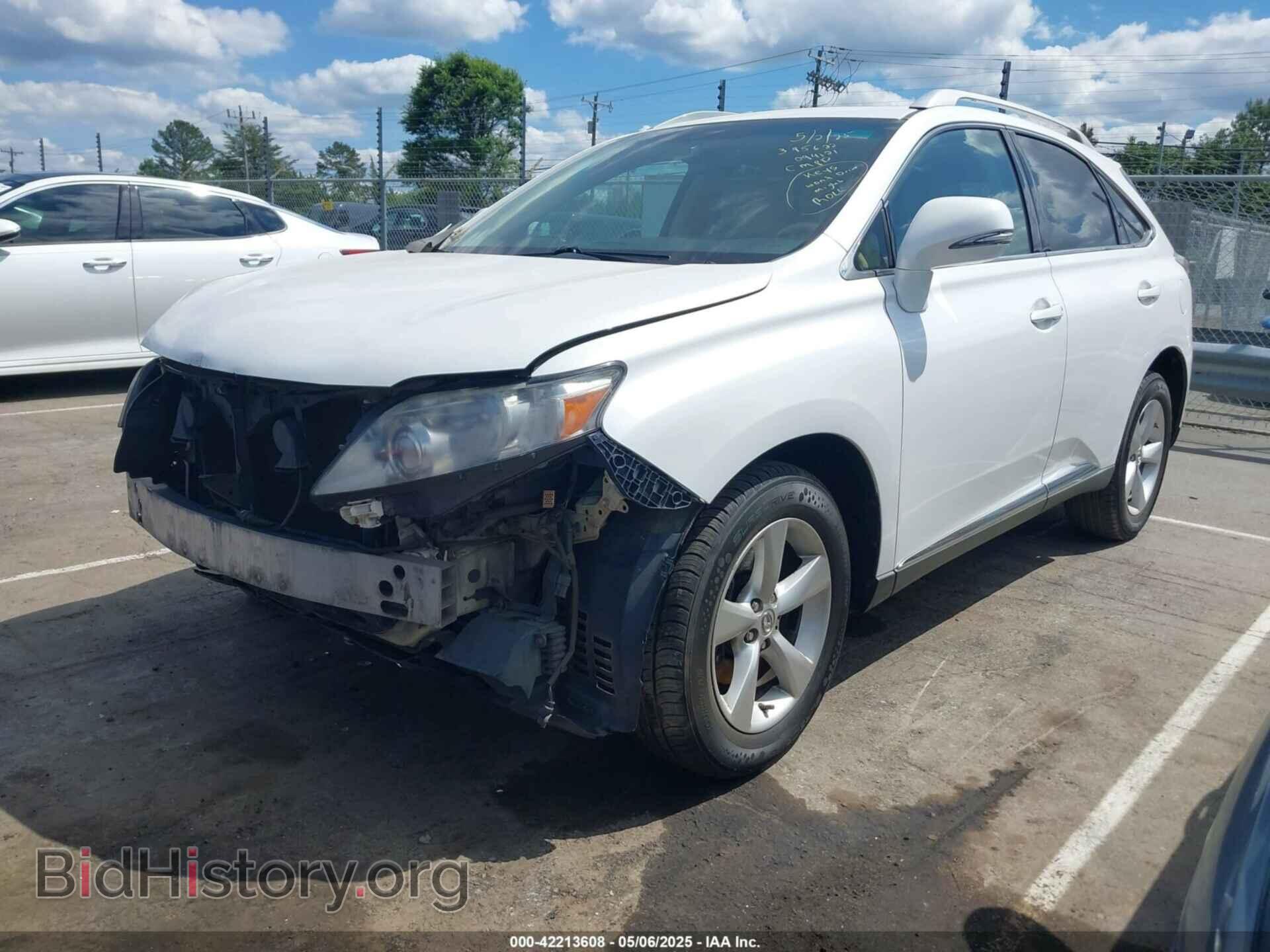 2011 LEXUS RX 350 - VIN: 2T2BK1BA3BC094121 - Фото 2