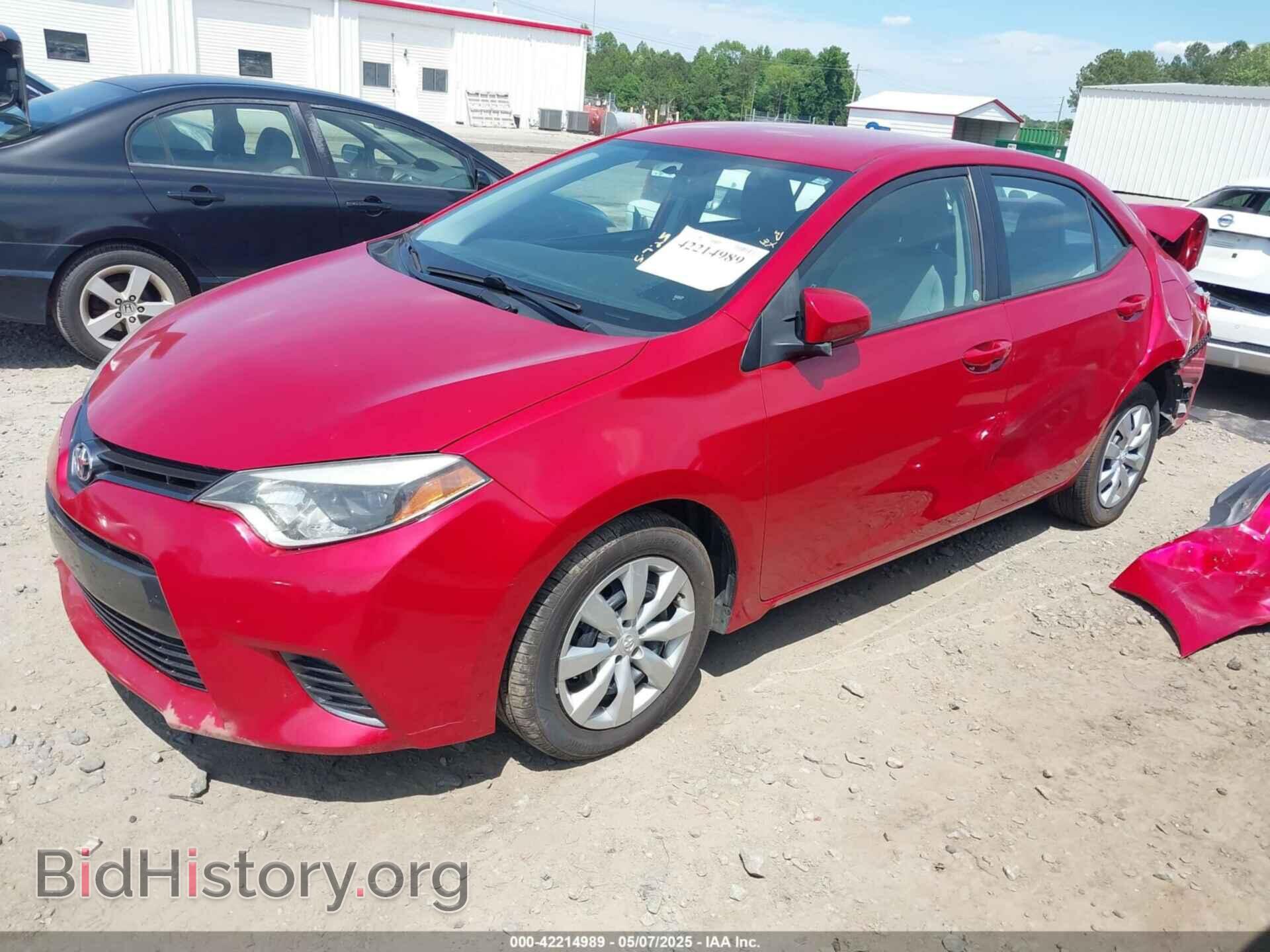 2016 TOYOTA COROLLA - VIN: 5YFBURHE2GP507760 - Фото 2