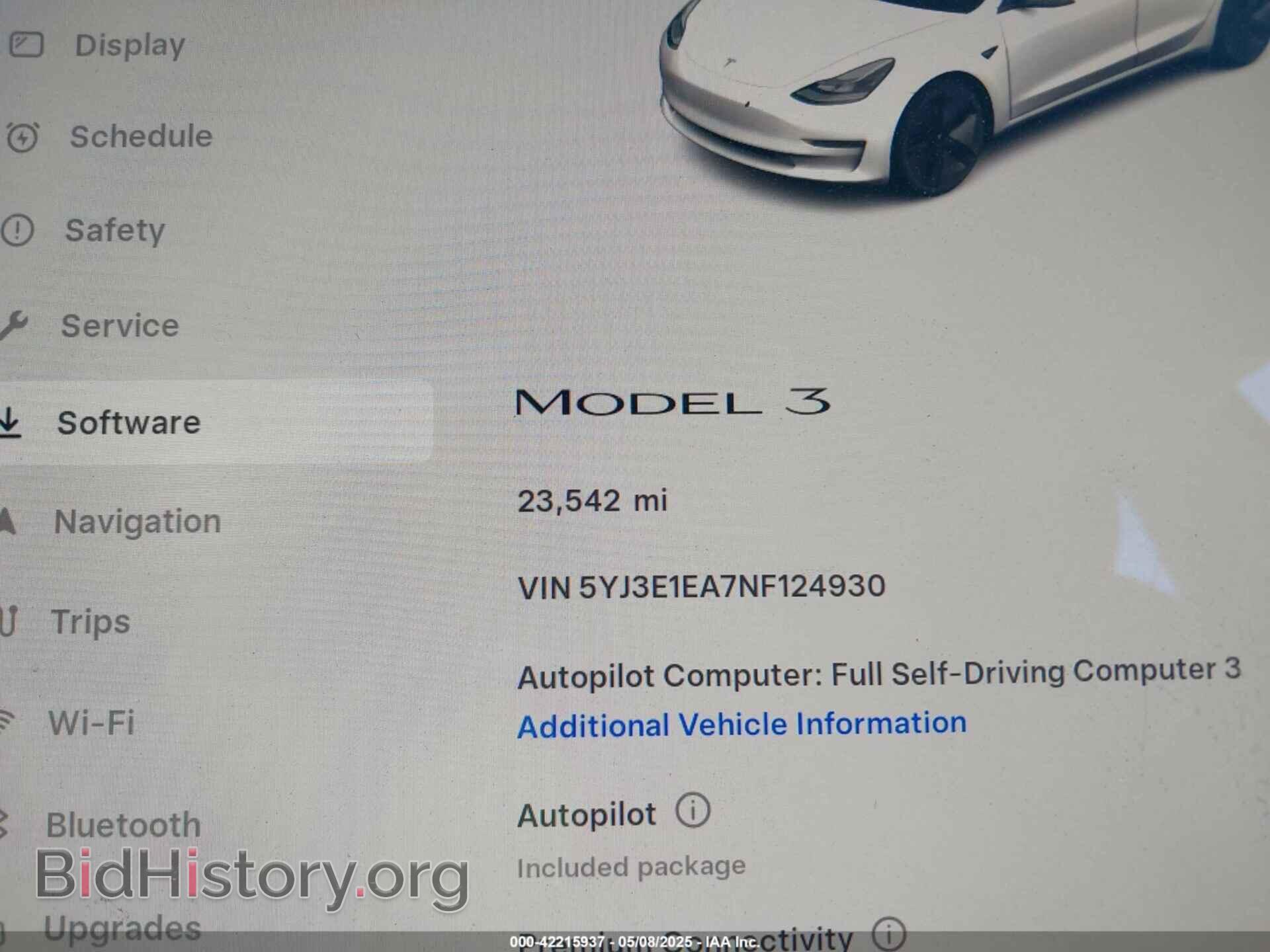 2022 TESLA MODEL 3 - VIN: 5YJ3E1EA7NF124930 - Фото 15
