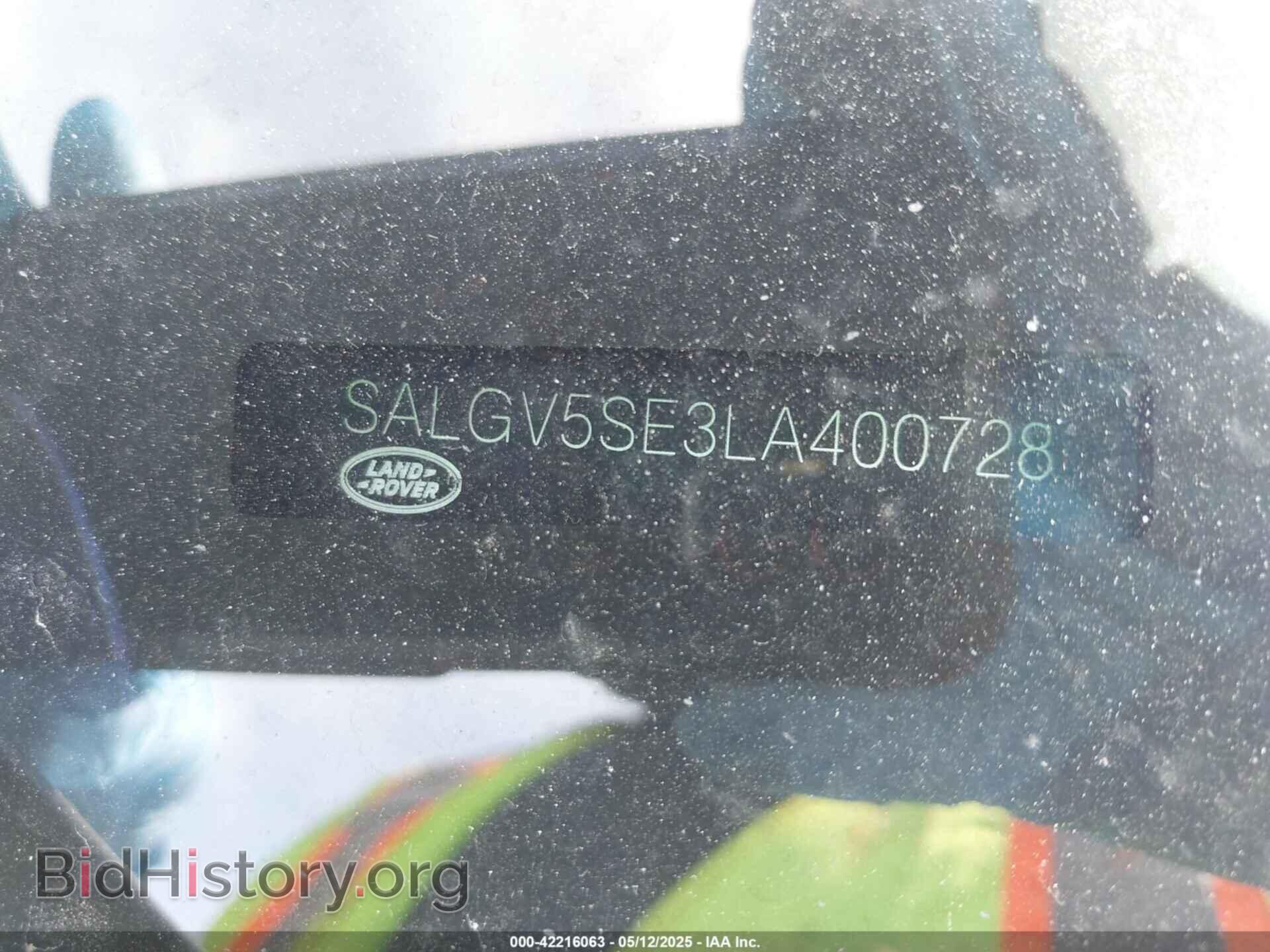 2020 LAND ROVER RANGE ROVER - VIN: SALGV5SE3LA400728 - Фото 9