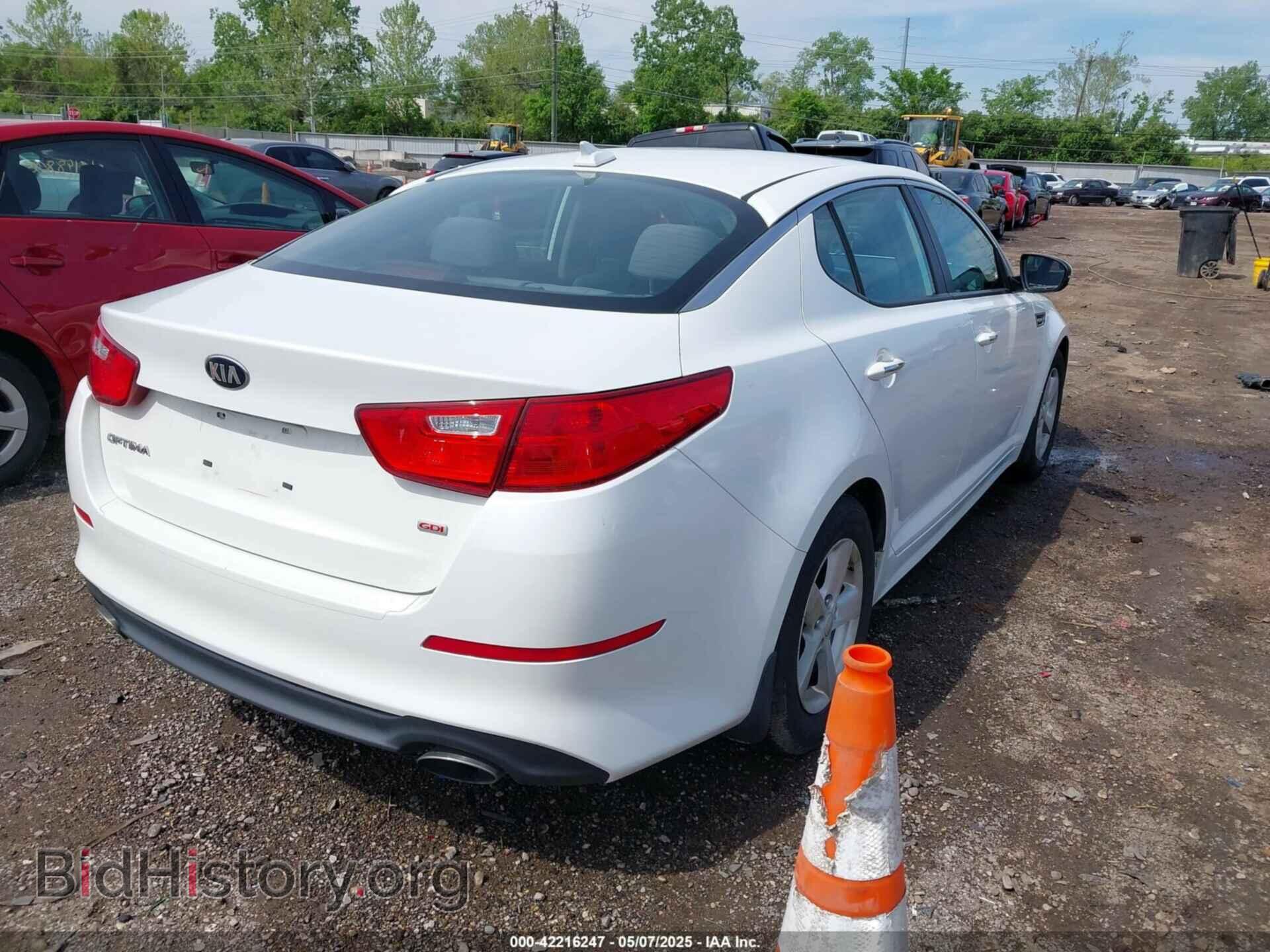 2015 KIA OPTIMA - VIN: KNAGM4A7XF5579190 - Фото 4