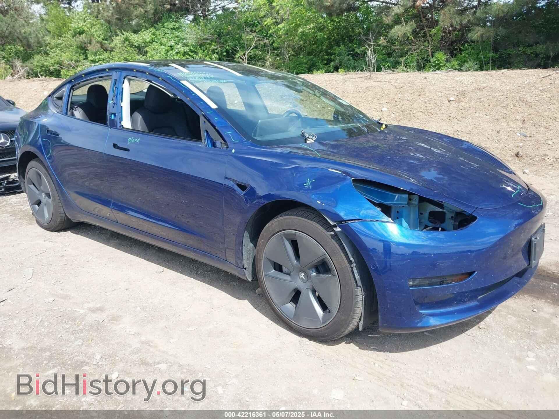Photo 5YJ3E1EB4MF858187 - TESLA MODEL 3 2021