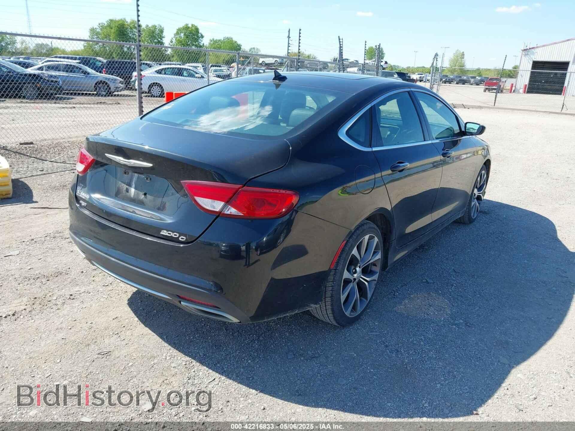 2015 CHRYSLER 200 - VIN: 1C3CCCEG9FN542855 - Фото 4