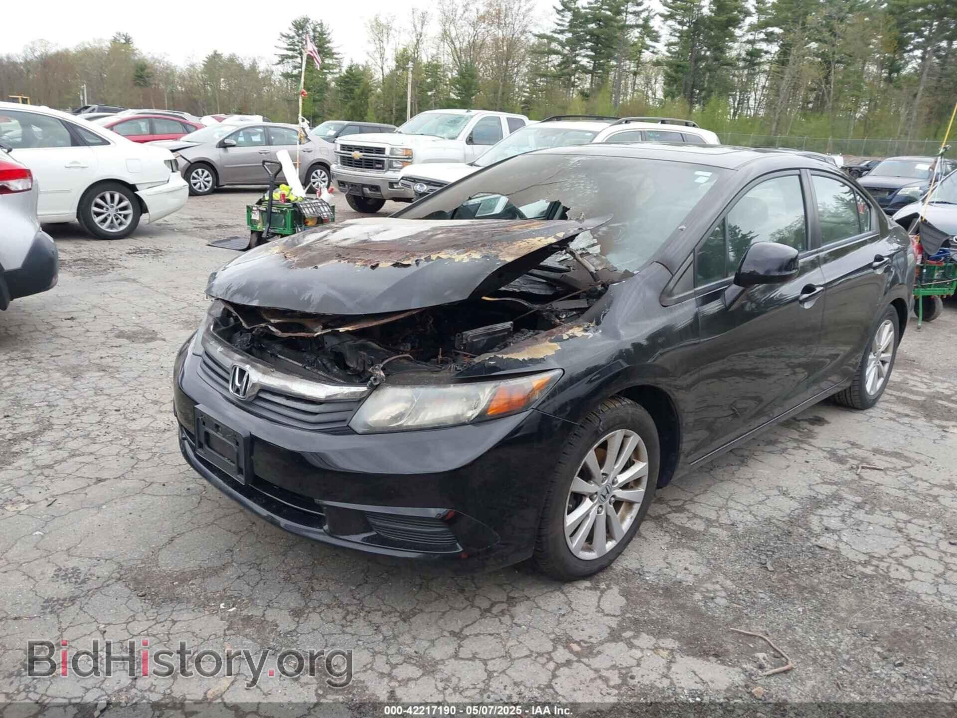 2012 HONDA CIVIC - VIN: 2HGFB2F84CH316659 - Фото 2