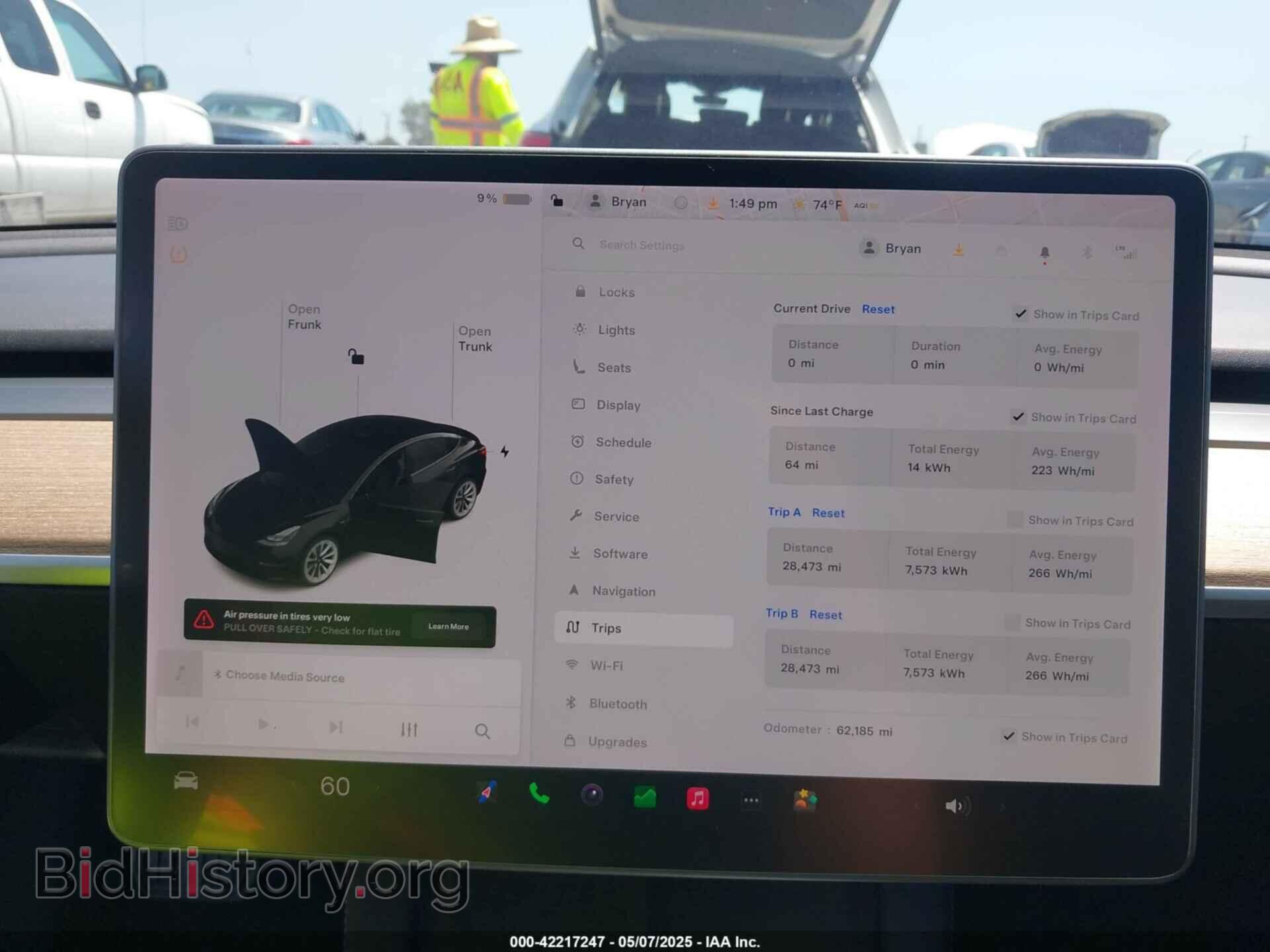 2021 TESLA MODEL 3 - VIN: 5YJ3E1EB9MF871260 - Фото 7
