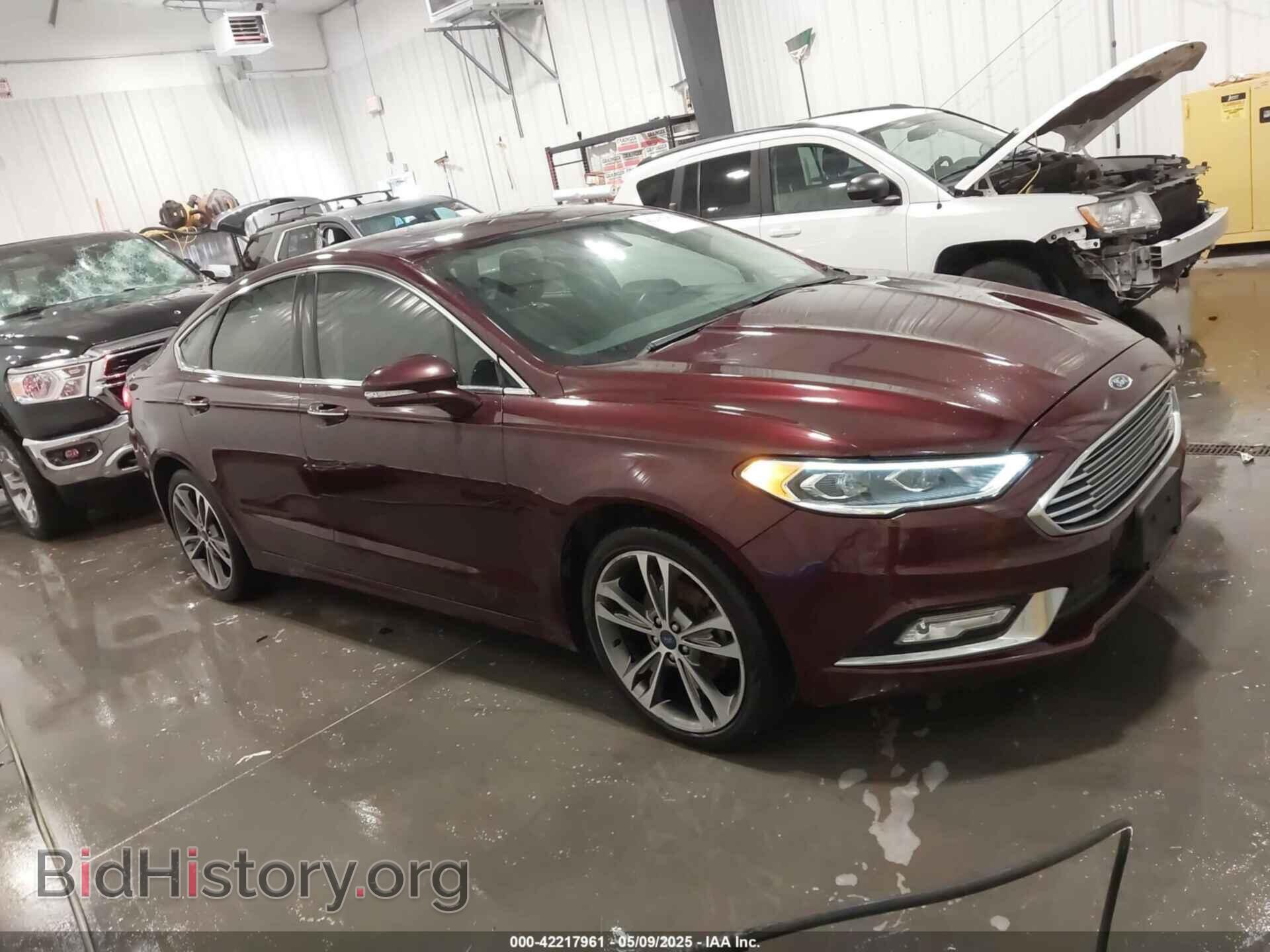 Photo 3FA6P0K90HR122019 - FORD FUSION 2017