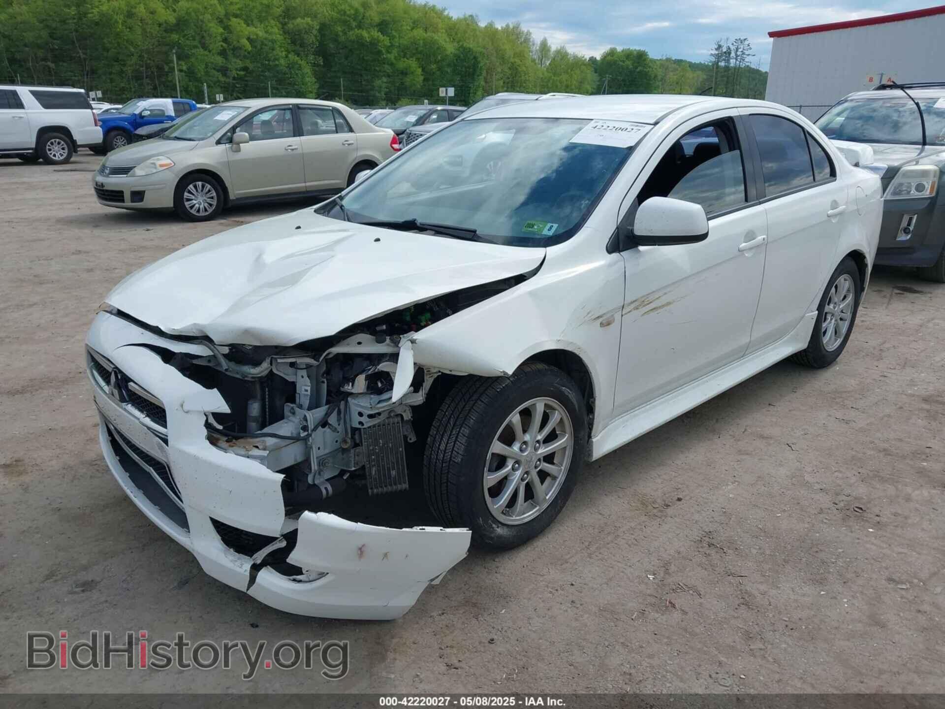 2012 MITSUBISHI LANCER - VIN: JA32V2FWXCU016168 - Фото 2