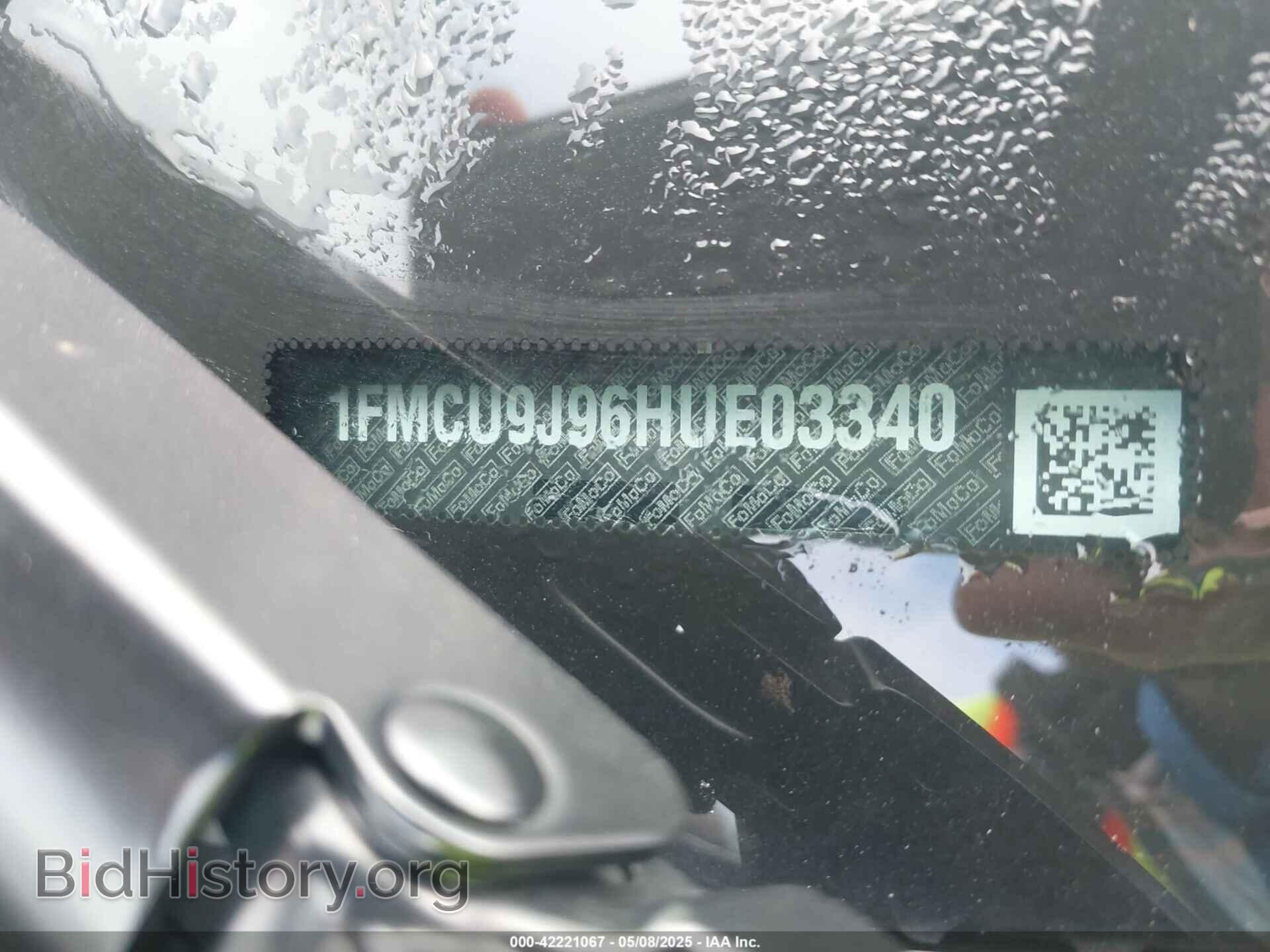 2017 FORD ESCAPE - VIN: 1FMCU9J96HUE03340 - Фото 9