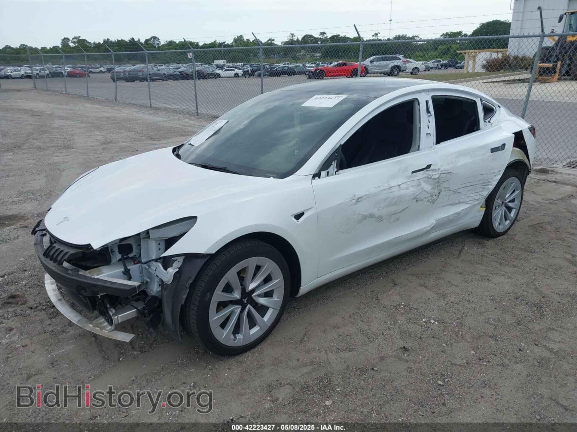 2022 TESLA MODEL 3 - VIN: 5YJ3E1EAXNF328184 - Фото 2