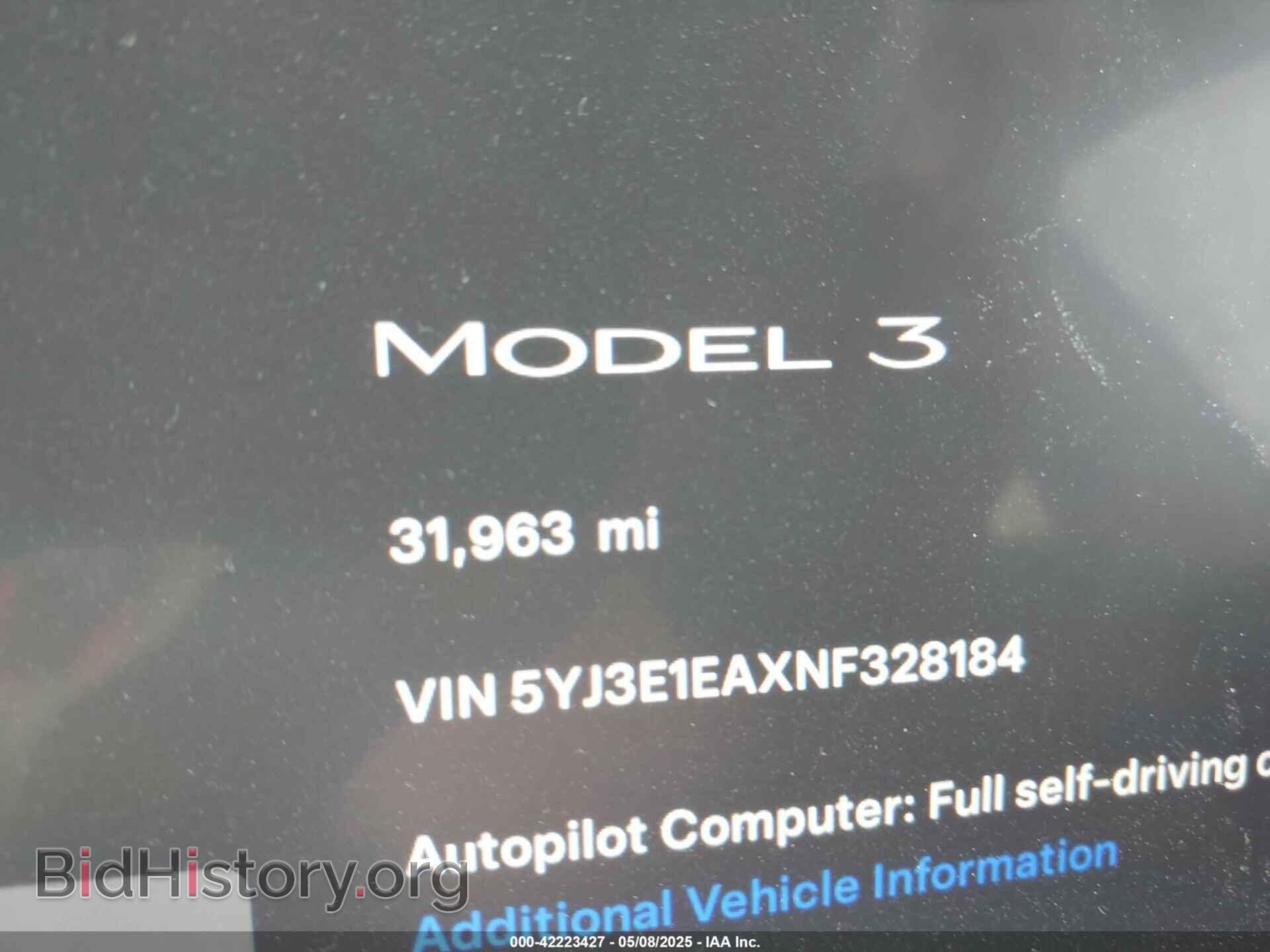 2022 TESLA MODEL 3 - VIN: 5YJ3E1EAXNF328184 - Фото 15