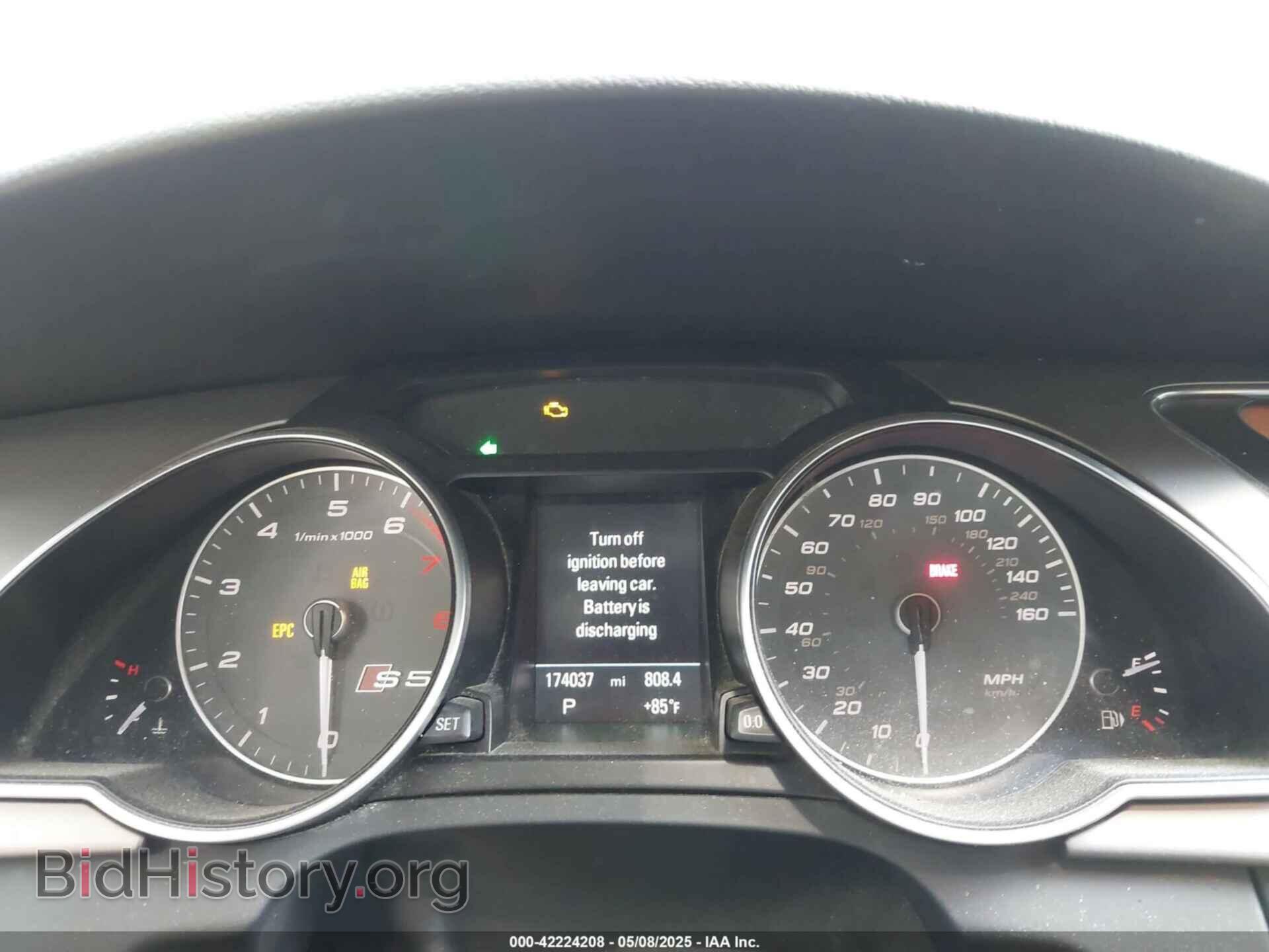 2014 AUDI S5 - VIN: WAUVGAFRXEA065689 - Фото 7