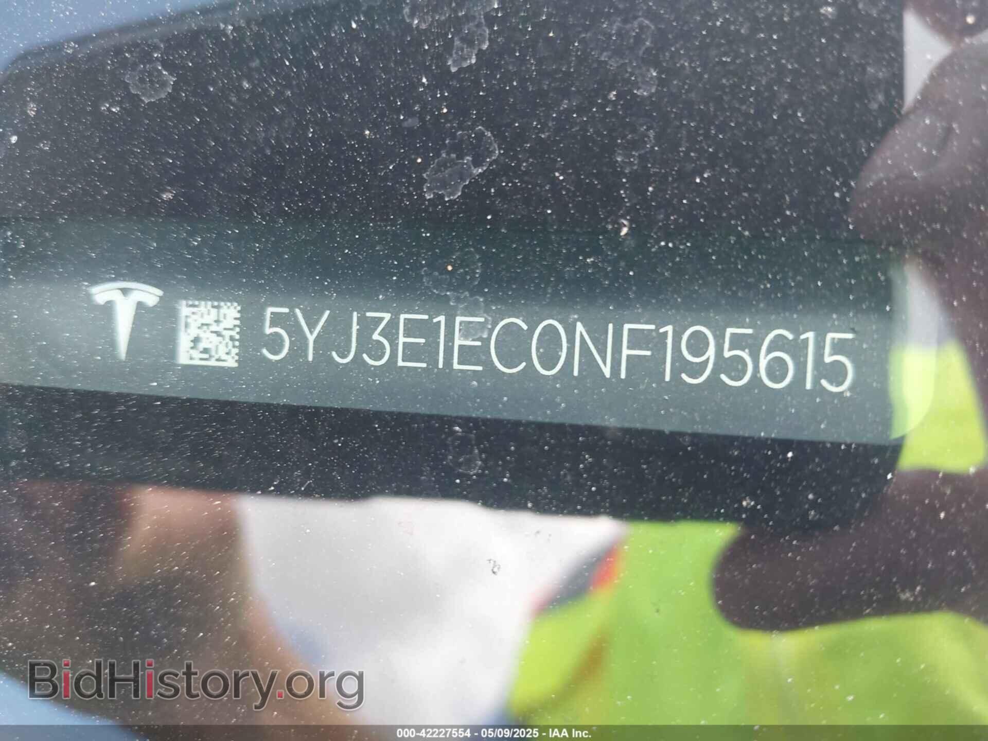 2022 TESLA MODEL 3 - VIN: 5YJ3E1EC0NF195615 - Фото 9