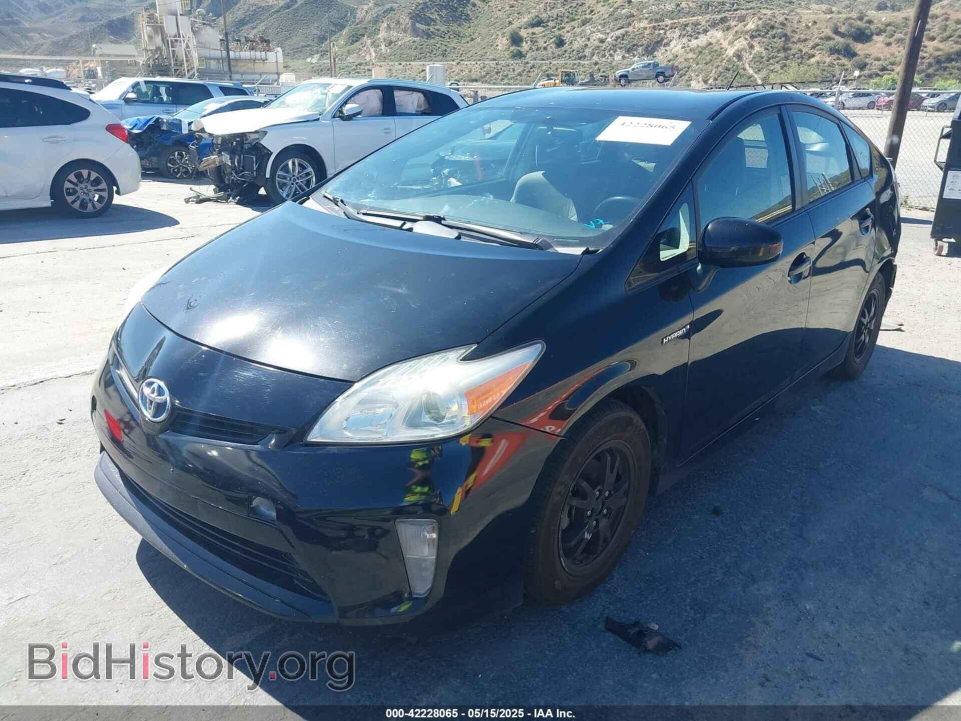 2012 TOYOTA PRIUS - VIN: JTDKN3DU7C5374685 - Фото 2
