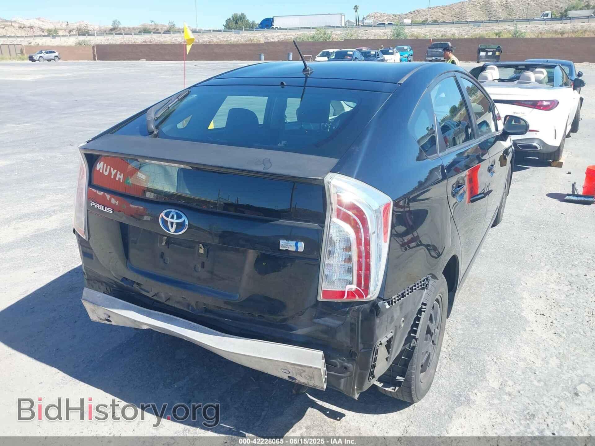 2012 TOYOTA PRIUS - VIN: JTDKN3DU7C5374685 - Фото 4