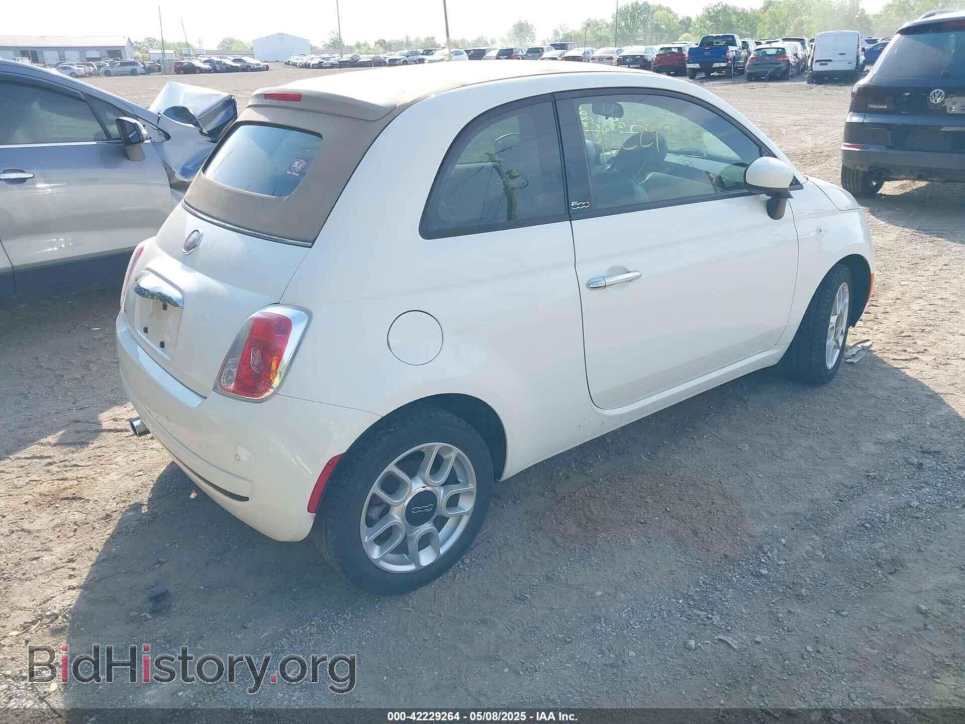 2015 FIAT 500C - VIN: 3C3CFFDR4FT508625 - Фото 4