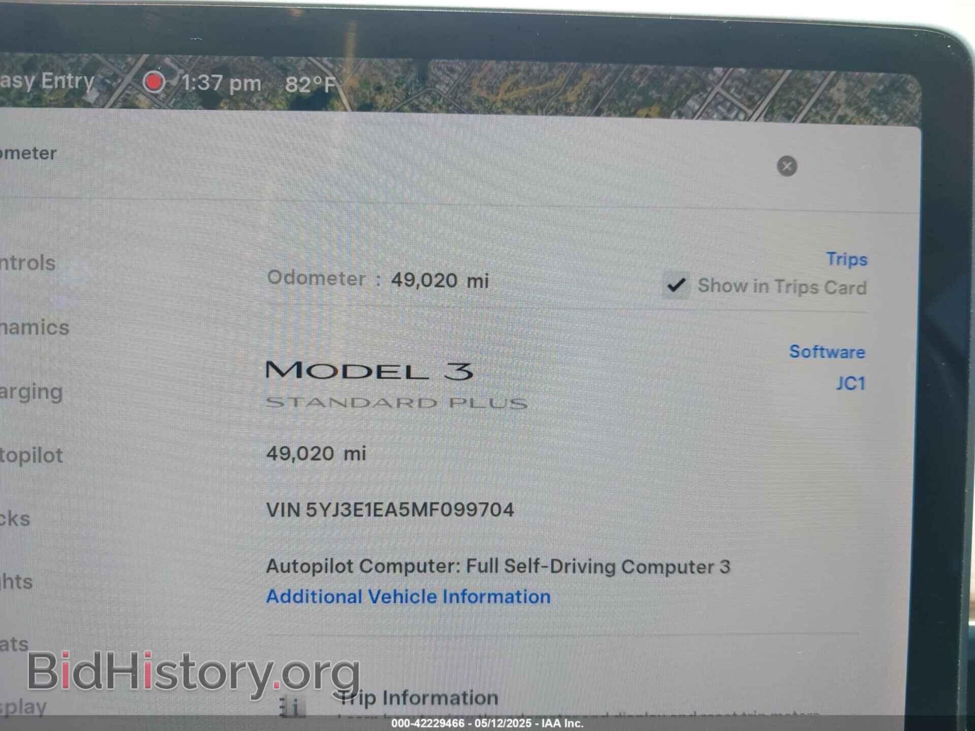 2021 TESLA MODEL 3 - VIN: 5YJ3E1EA5MF099704 - Photo 7