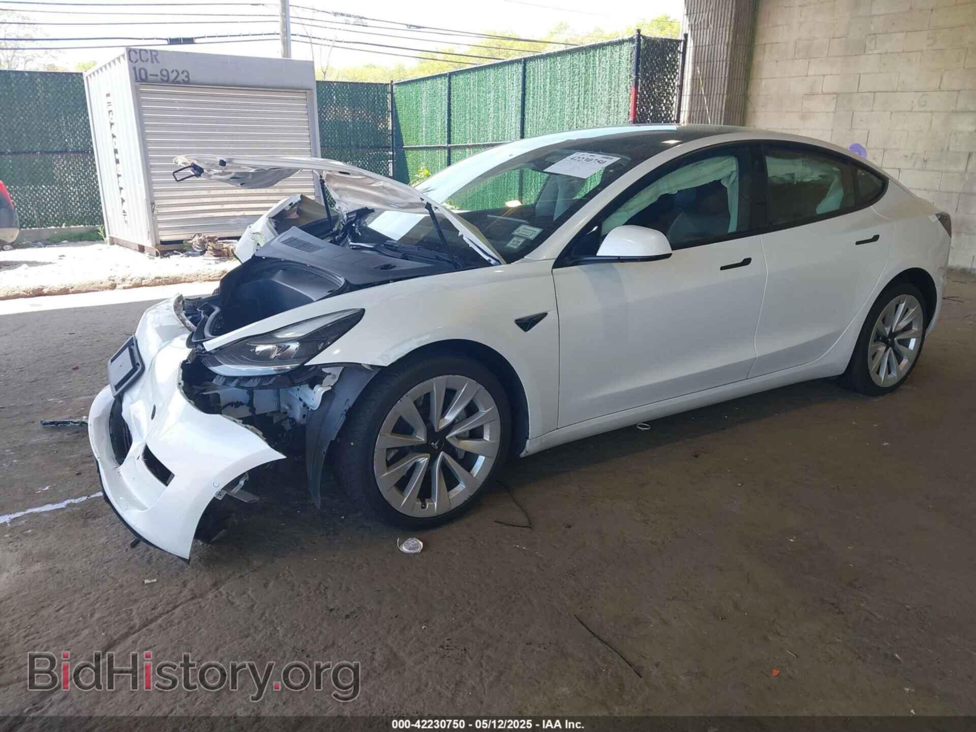 2022 TESLA MODEL 3 - VIN: 5YJ3E1EB1NF192570 - Фото 2