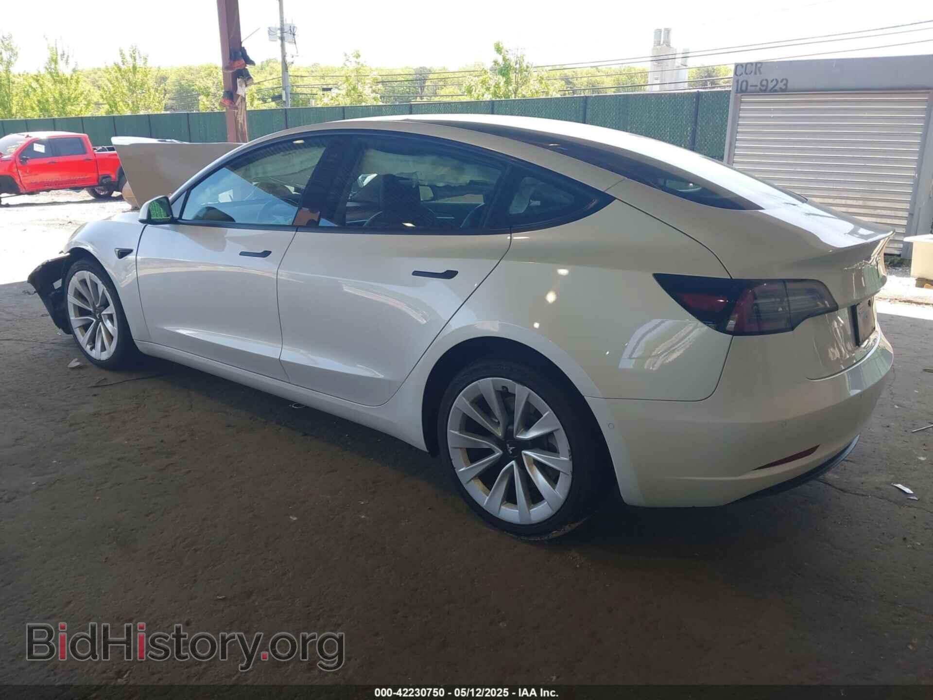 2022 TESLA MODEL 3 - VIN: 5YJ3E1EB1NF192570 - Фото 3