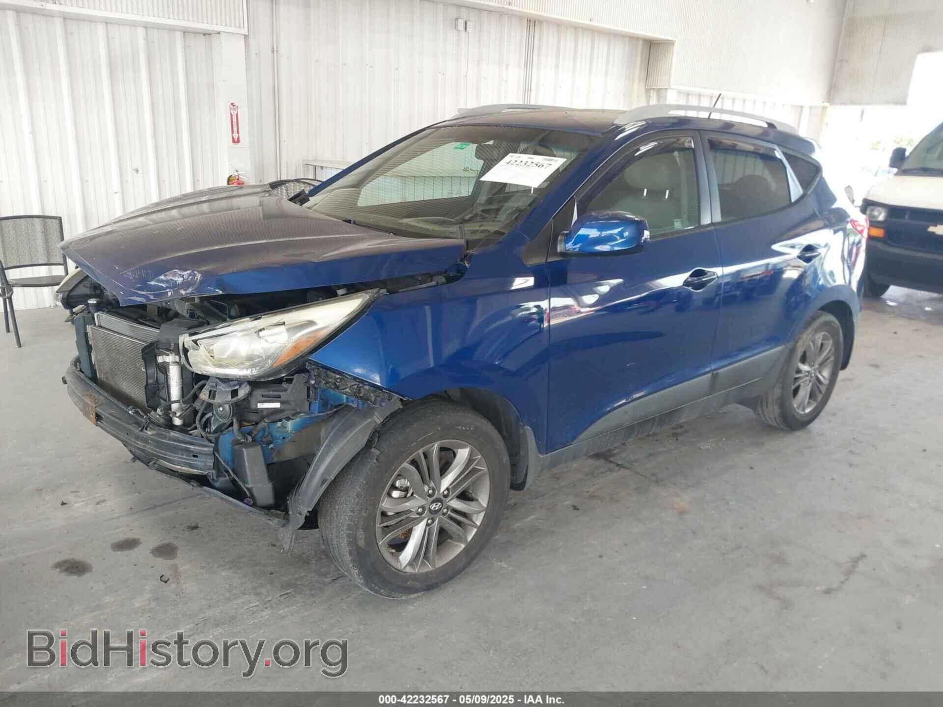 2014 HYUNDAI TUCSON - VIN: KM8JUCAG8EU923845 - Фото 2