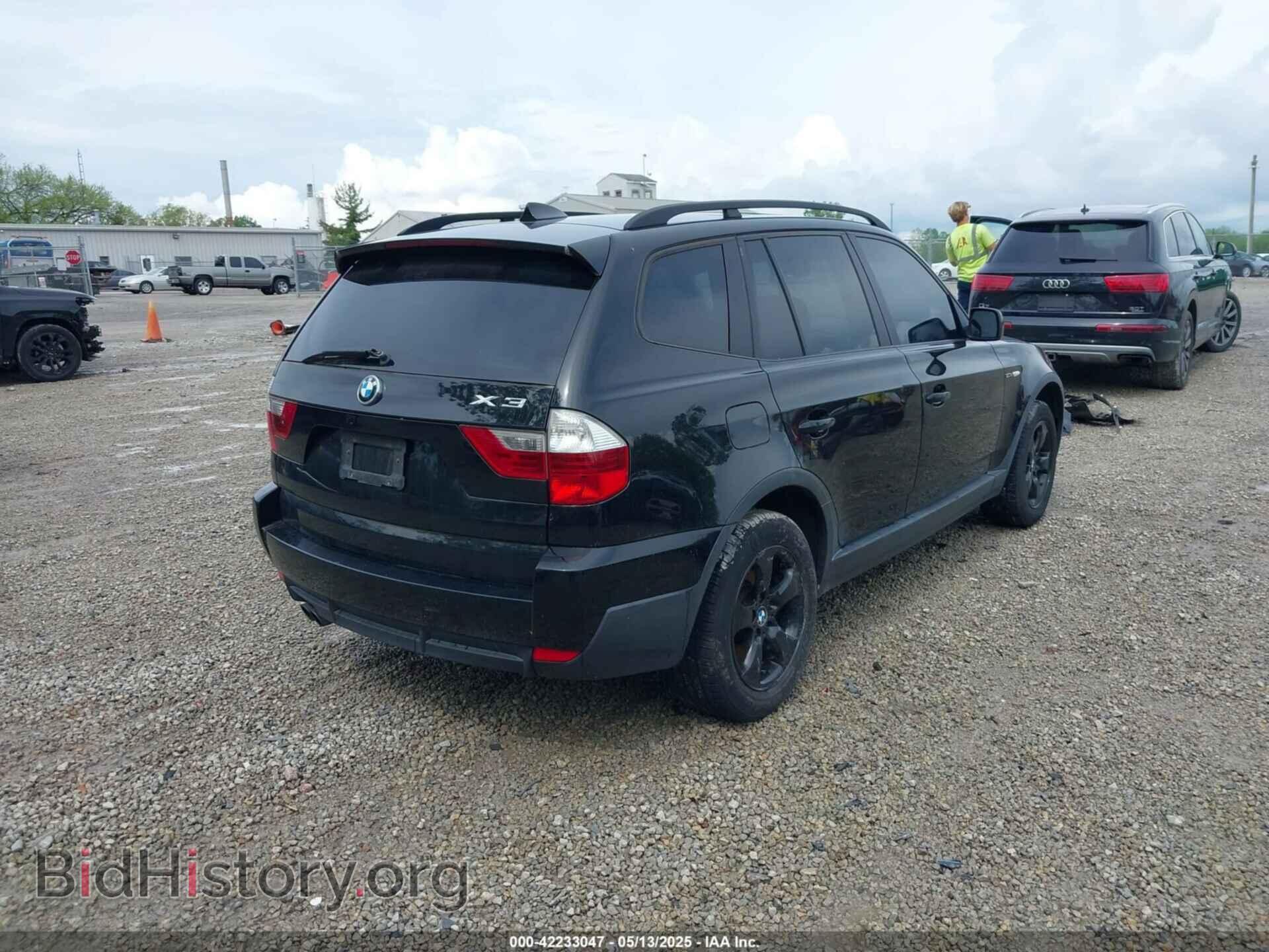2007 BMW X3 - VIN: WBXPC93497WF09431 - Фото 4