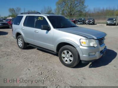 2010 Ford EXPLORER XLT, silver — VIN 1FMEU7DEXAUA78008, IAAI