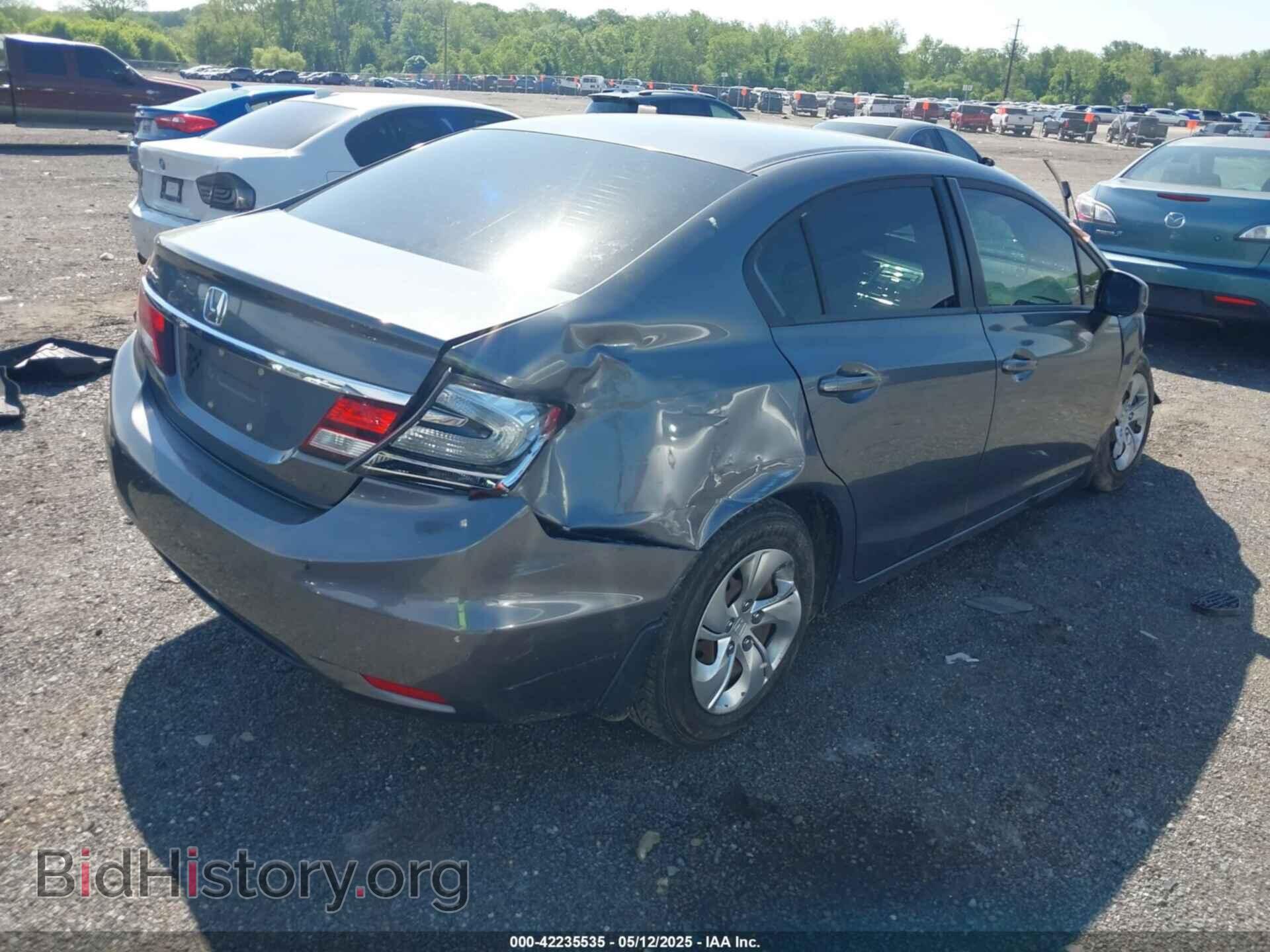 2013 HONDA CIVIC - VIN: 19XFB2F59DE026807 - Фото 4