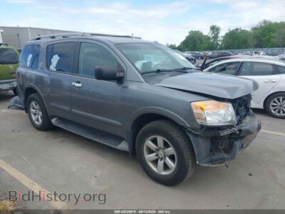 2013 Nissan ARMADA SV, серый — VIN 5N1AA0NC7DN603844, IAAI