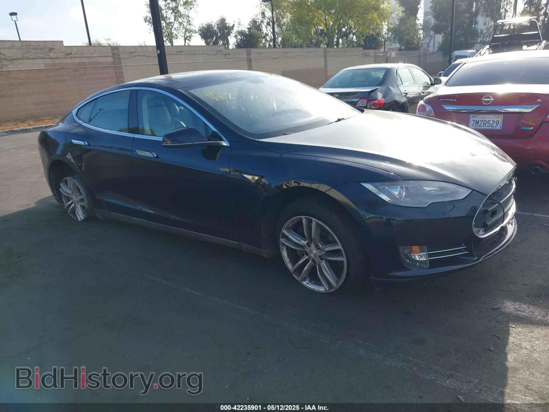 Photo 5YJSA1H11EFP30596 - TESLA MODEL S 2014