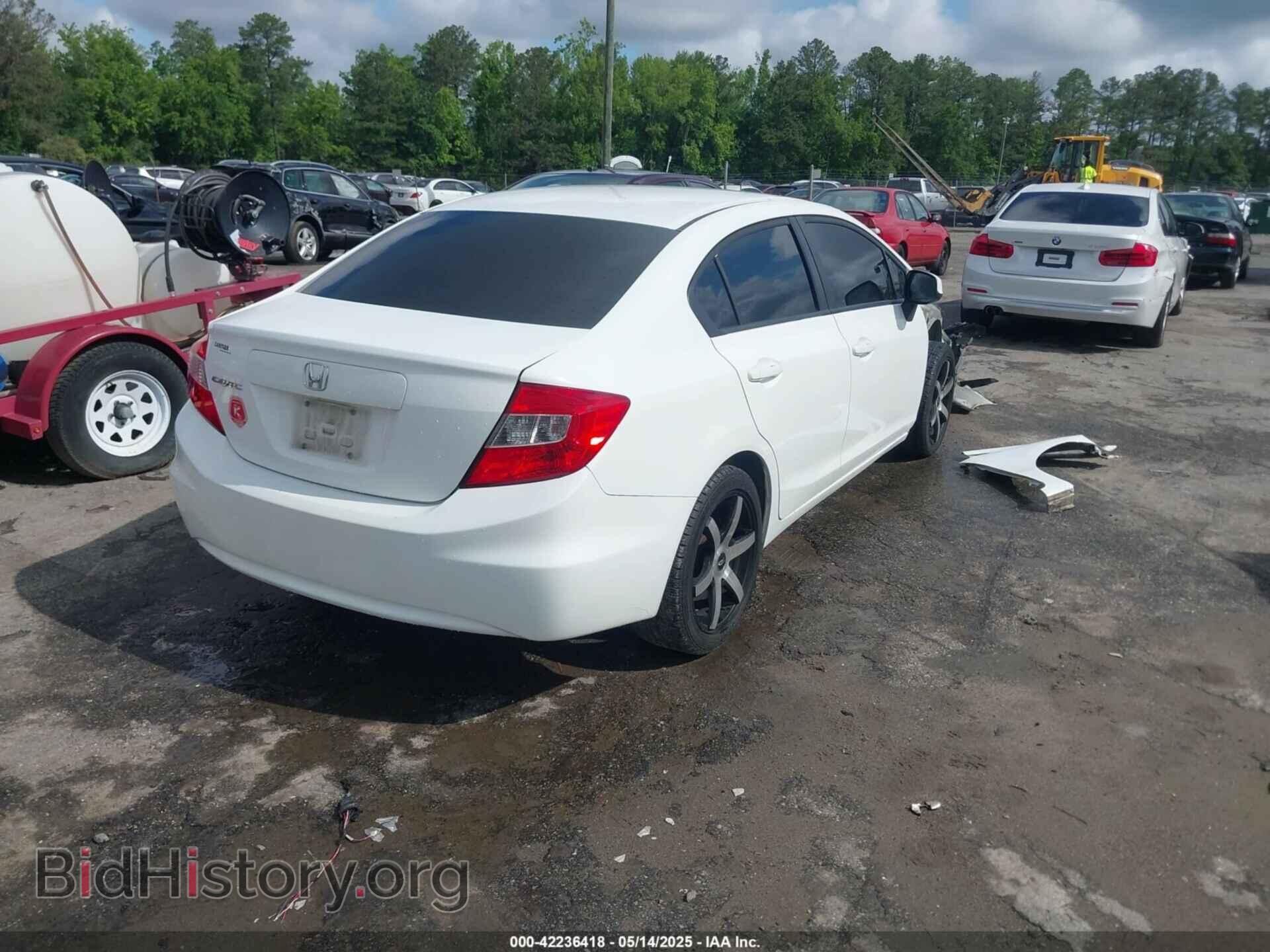 2012 HONDA CIVIC - VIN: 19XFB2F53CE345506 - Фото 4