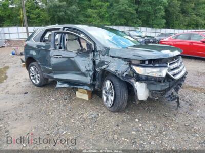 2015 Ford EDGE Titanium, green — VIN 2FMPK4K8XFBB75927, IAAI