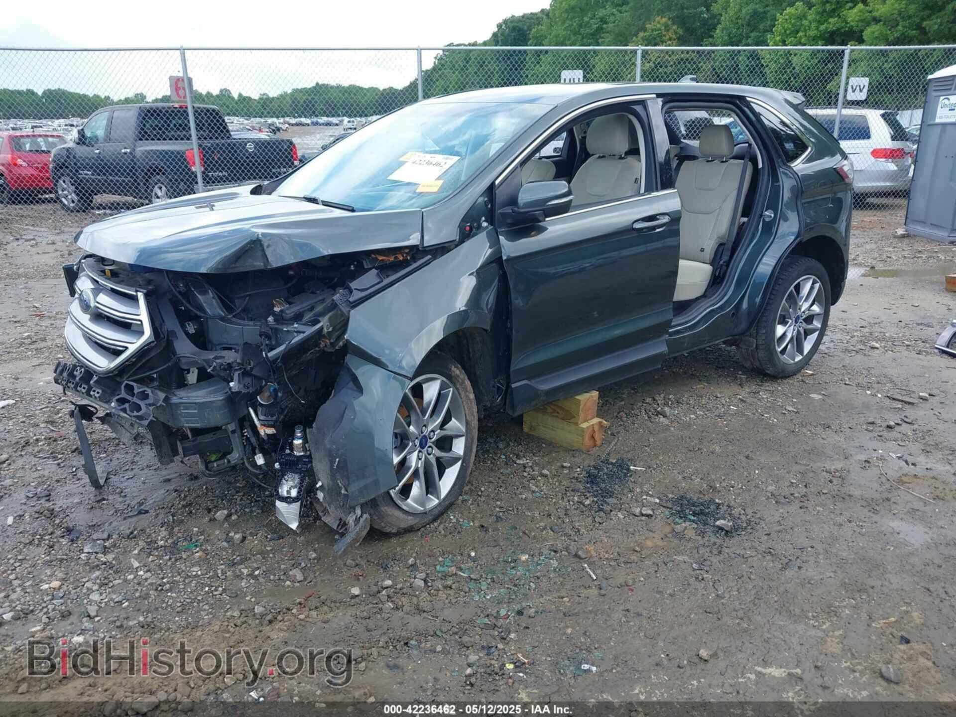 2015 FORD EDGE - VIN: 2FMPK4K8XFBB75927 - Фото 2