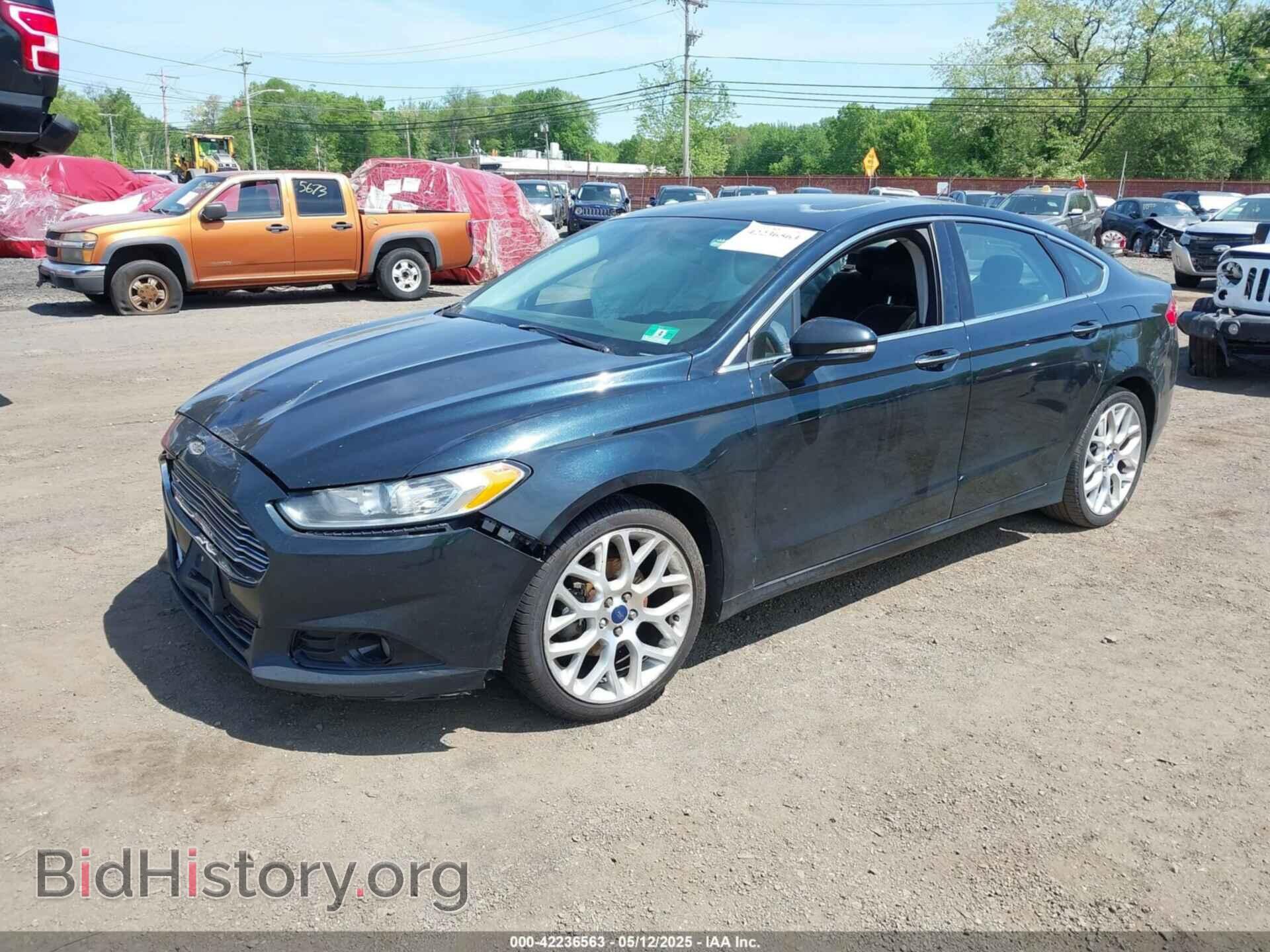 2014 FORD FUSION - VIN: 3FA6P0D93ER205551 - Фото 2