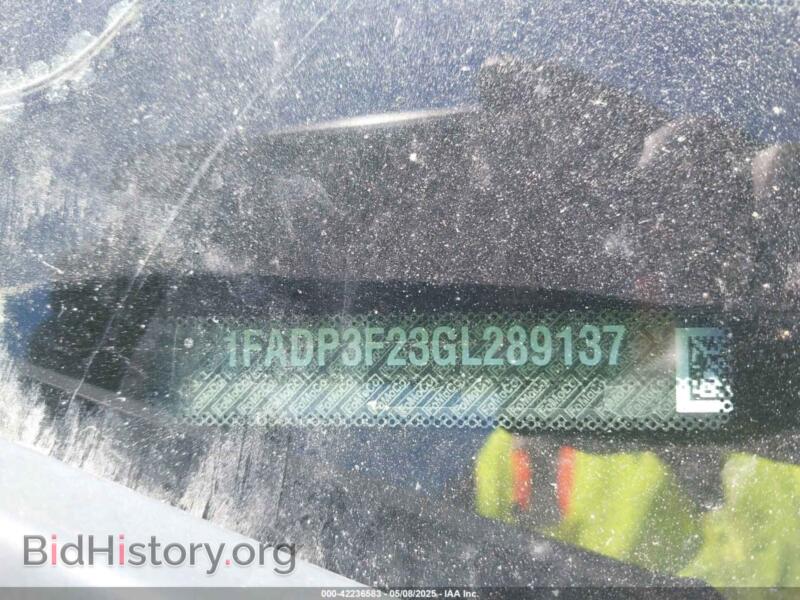 2016 Ford FOCUS (VIN 1FADP3F23GL289137) — photo 9 of 10