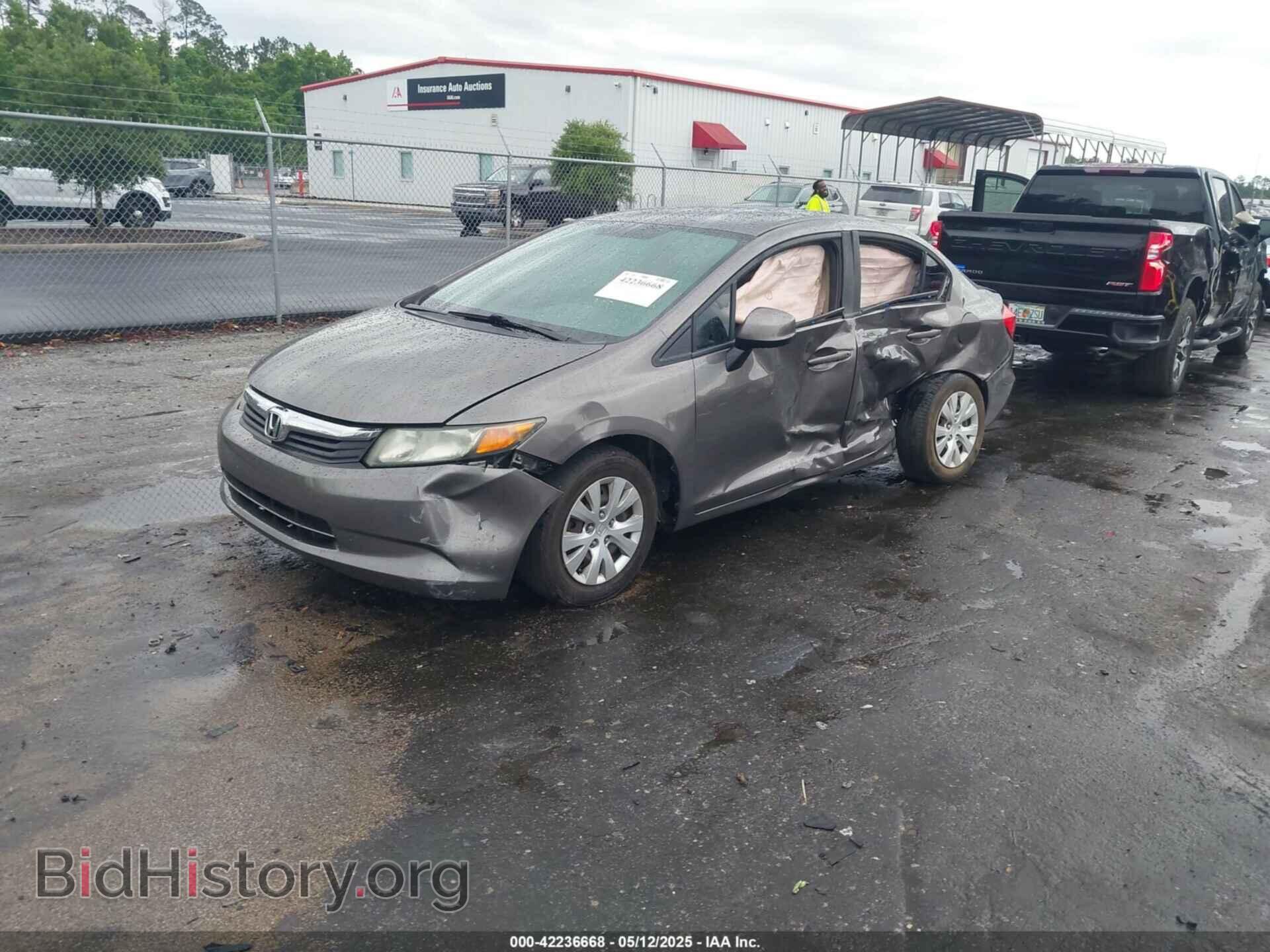 2012 HONDA CIVIC - VIN: 19XFB2F59CE080316 - Фото 2