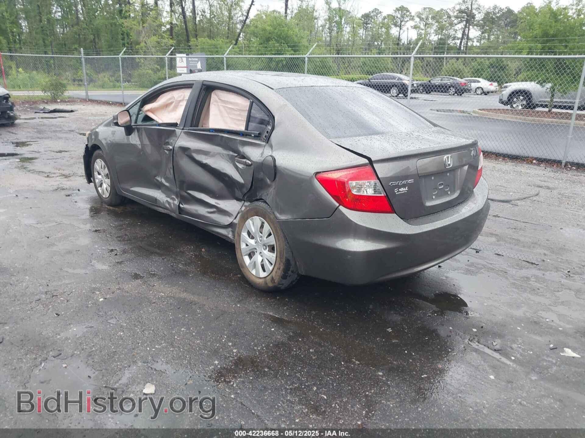 2012 HONDA CIVIC - VIN: 19XFB2F59CE080316 - Фото 3