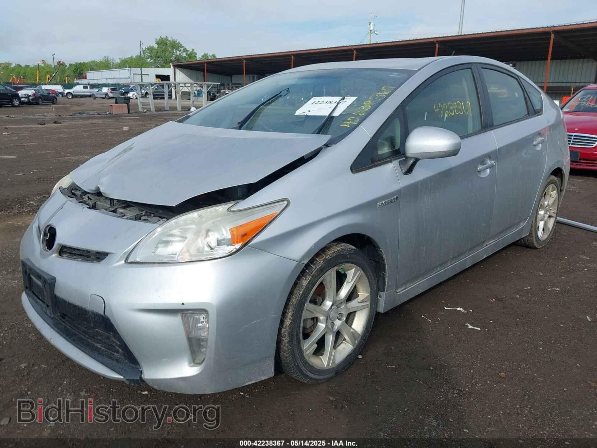 2014 TOYOTA PRIUS - VIN: JTDKN3DU4E0374319 - Фото 2