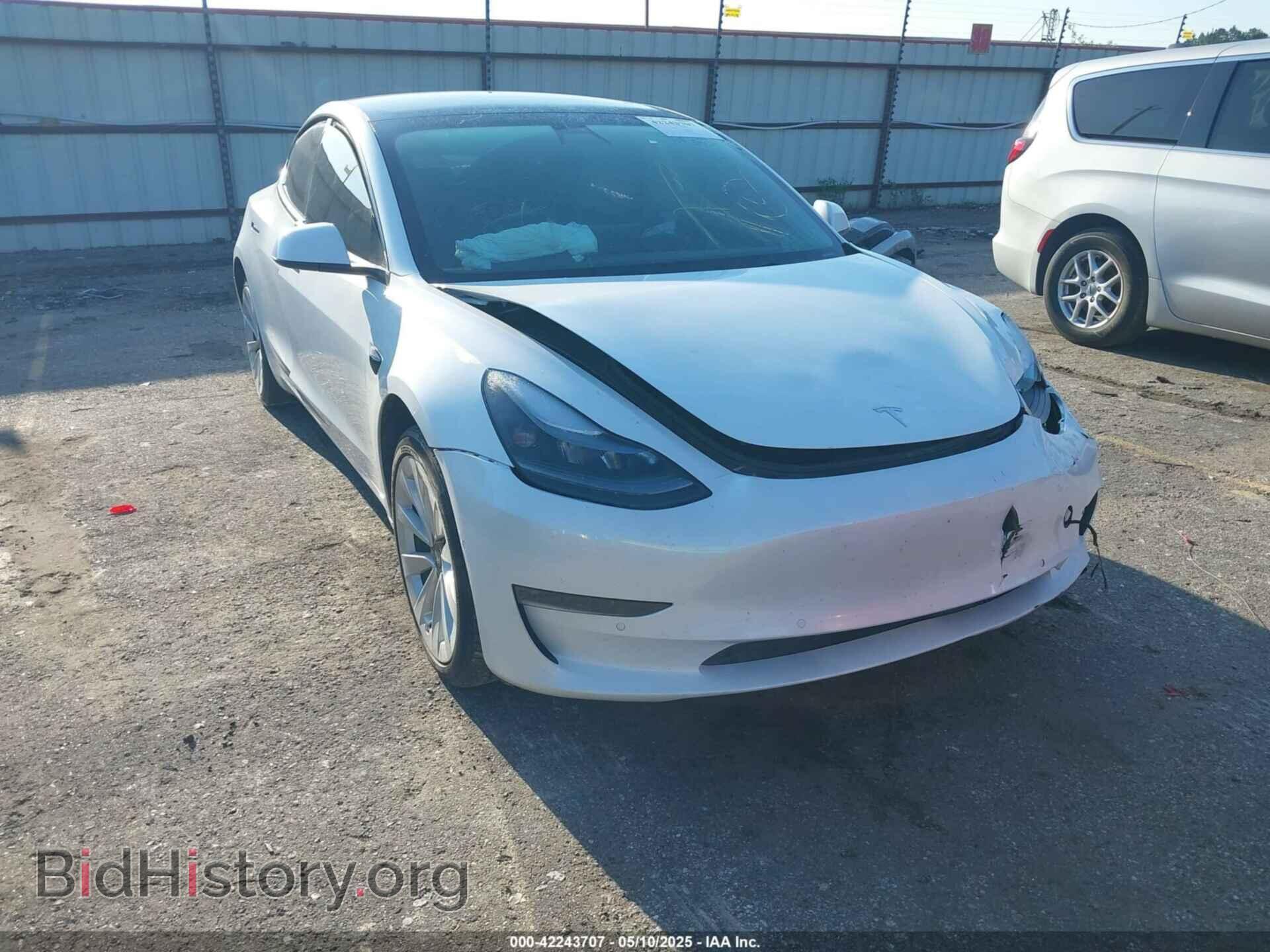 Фотография 5YJ3E1EB2NF137030 - TESLA MODEL 3 2022