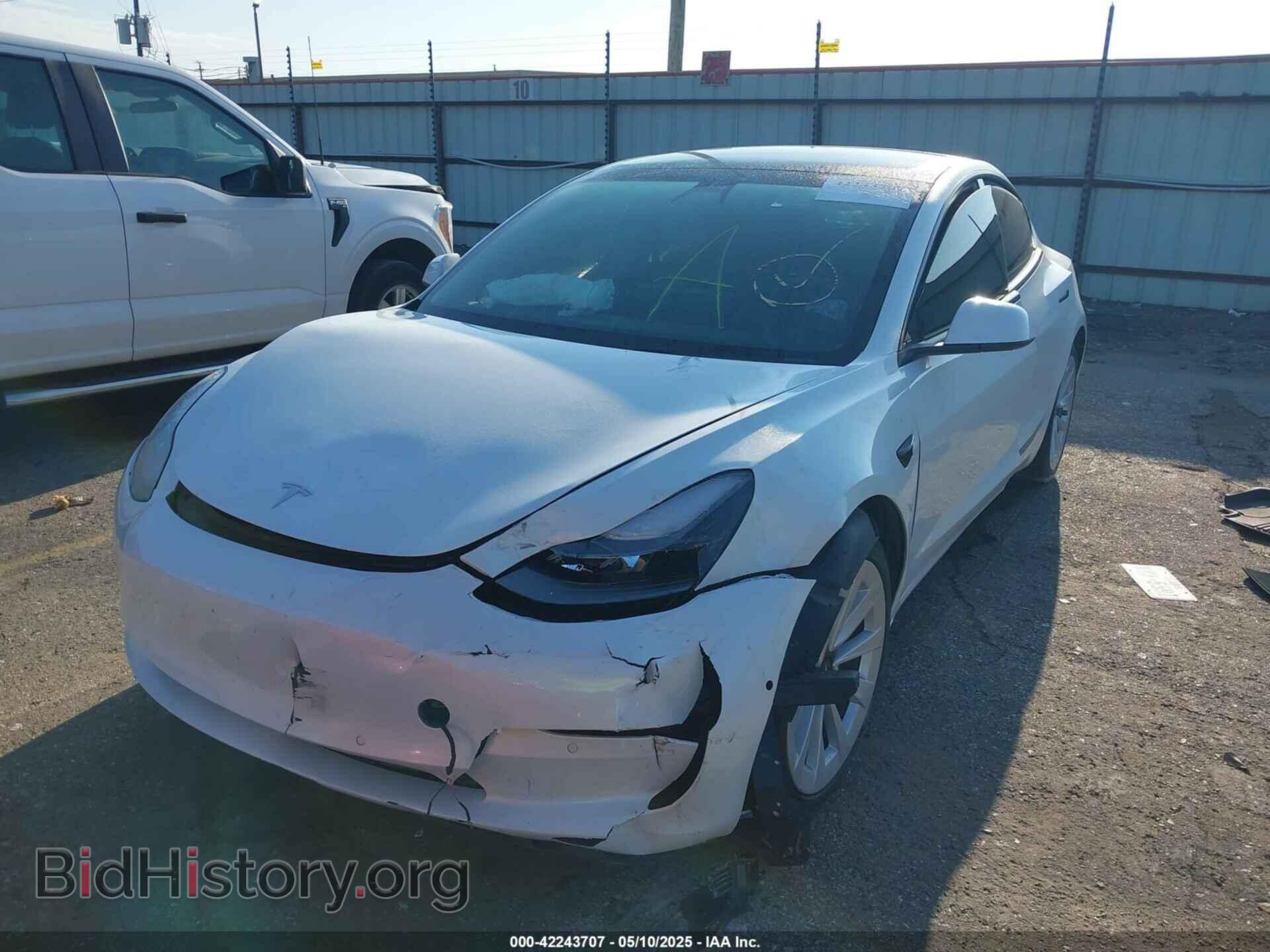 2022 TESLA MODEL 3 - VIN: 5YJ3E1EB2NF137030 - Фото 2